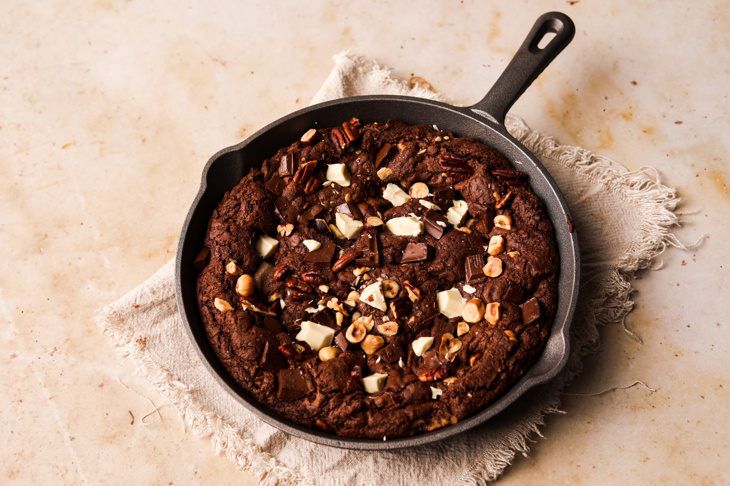 Vegan Brownie Skillet