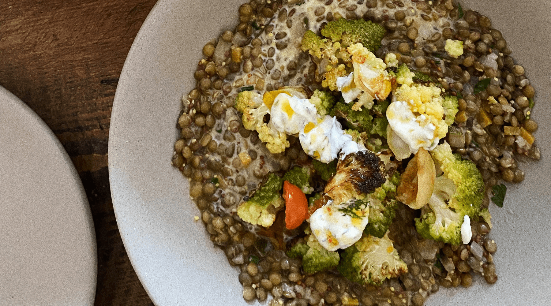 Comfort Food With Cat Sarsfield: Provencal-Style Lentils & Charred Romanesco Broccoli