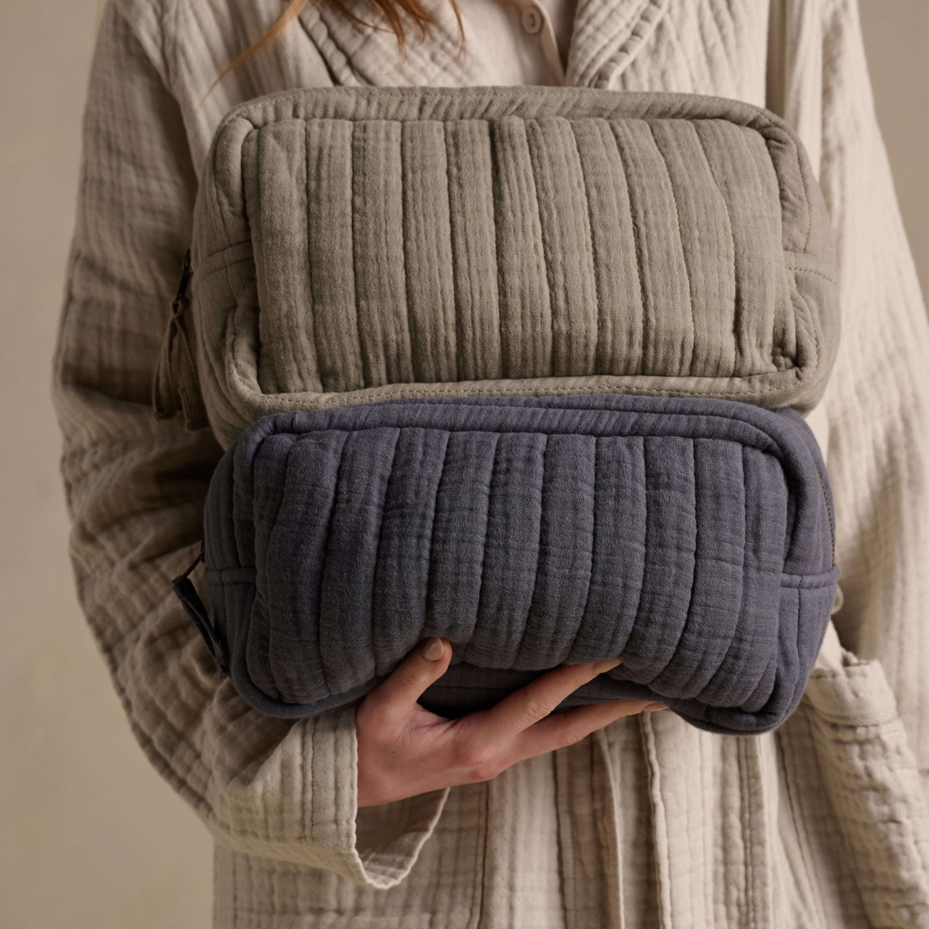 The Dream Cotton Wash Bag - Ink