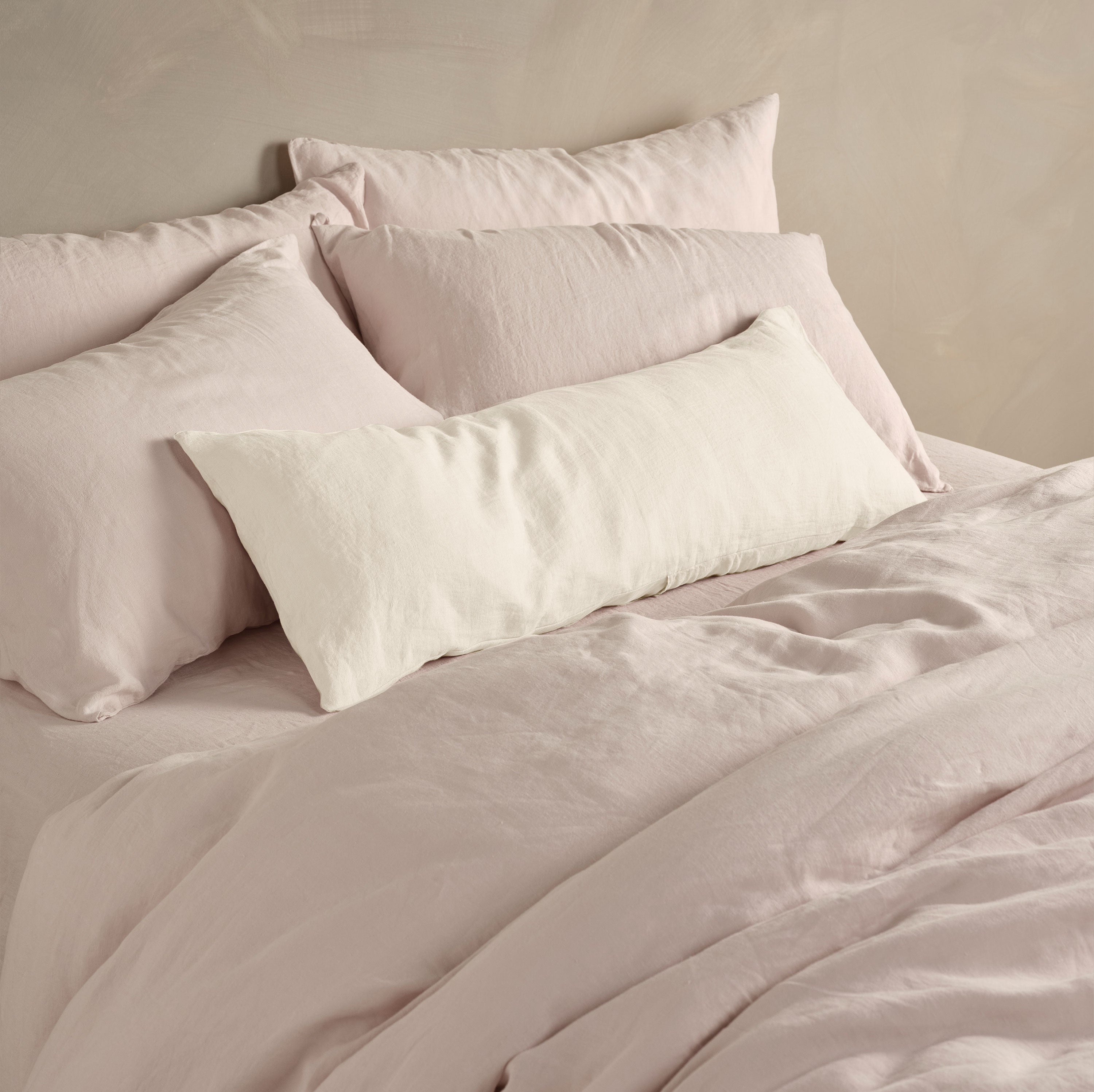 The Long Linen Pillowcase - Cloud