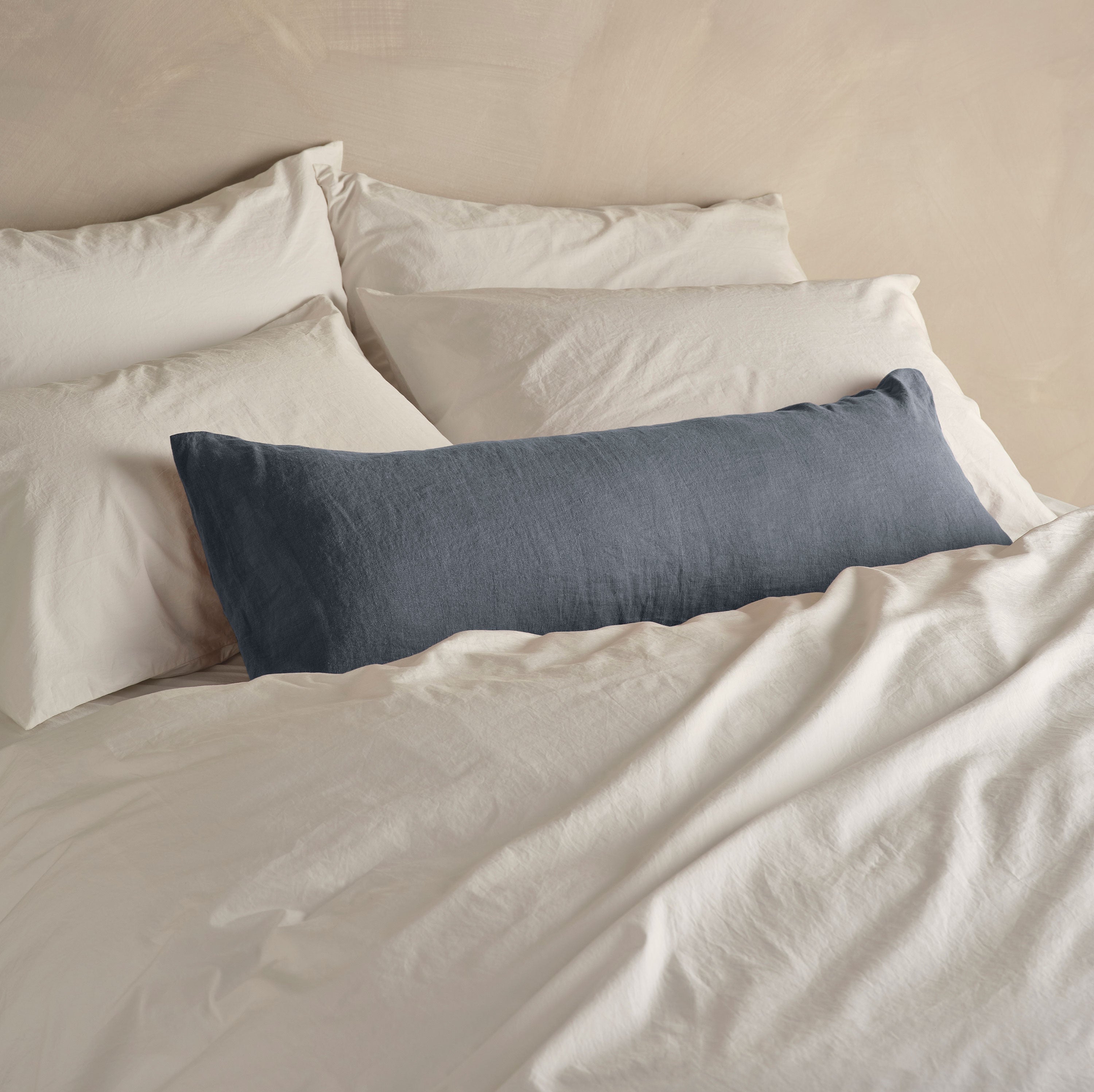 The Long Linen Pillowcase - Ink