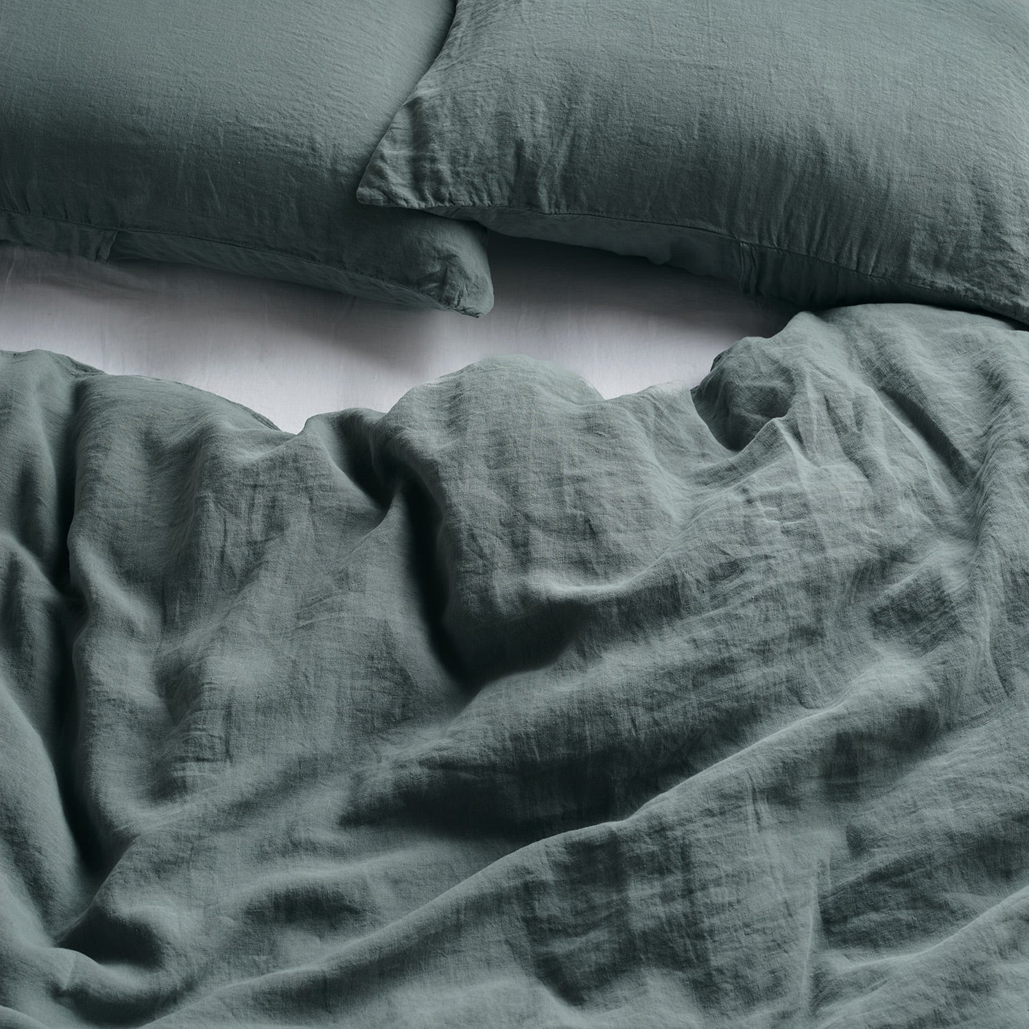 Linen Duvet Cover - Sea