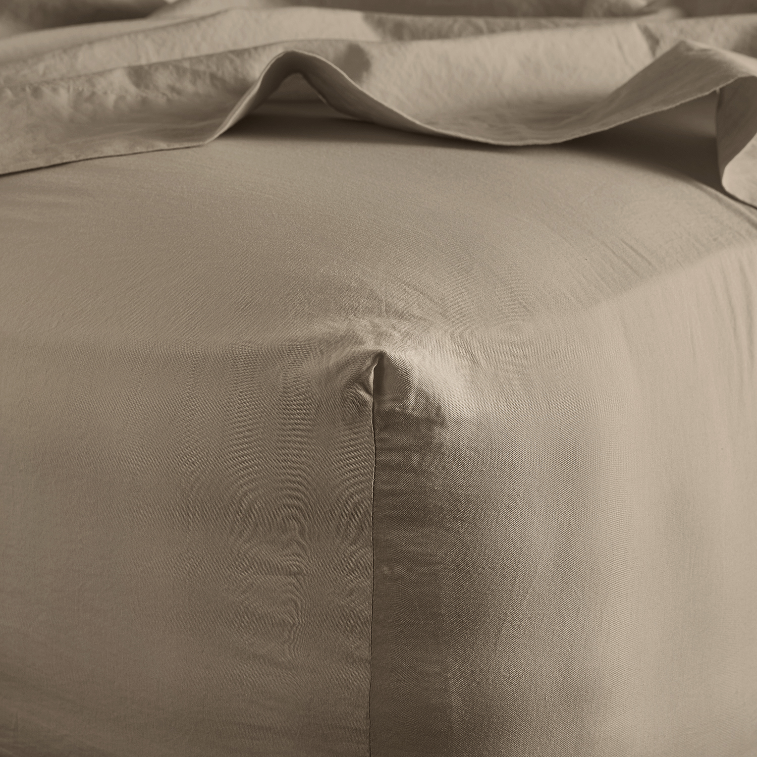Relaxed Cotton Sheet - Latte