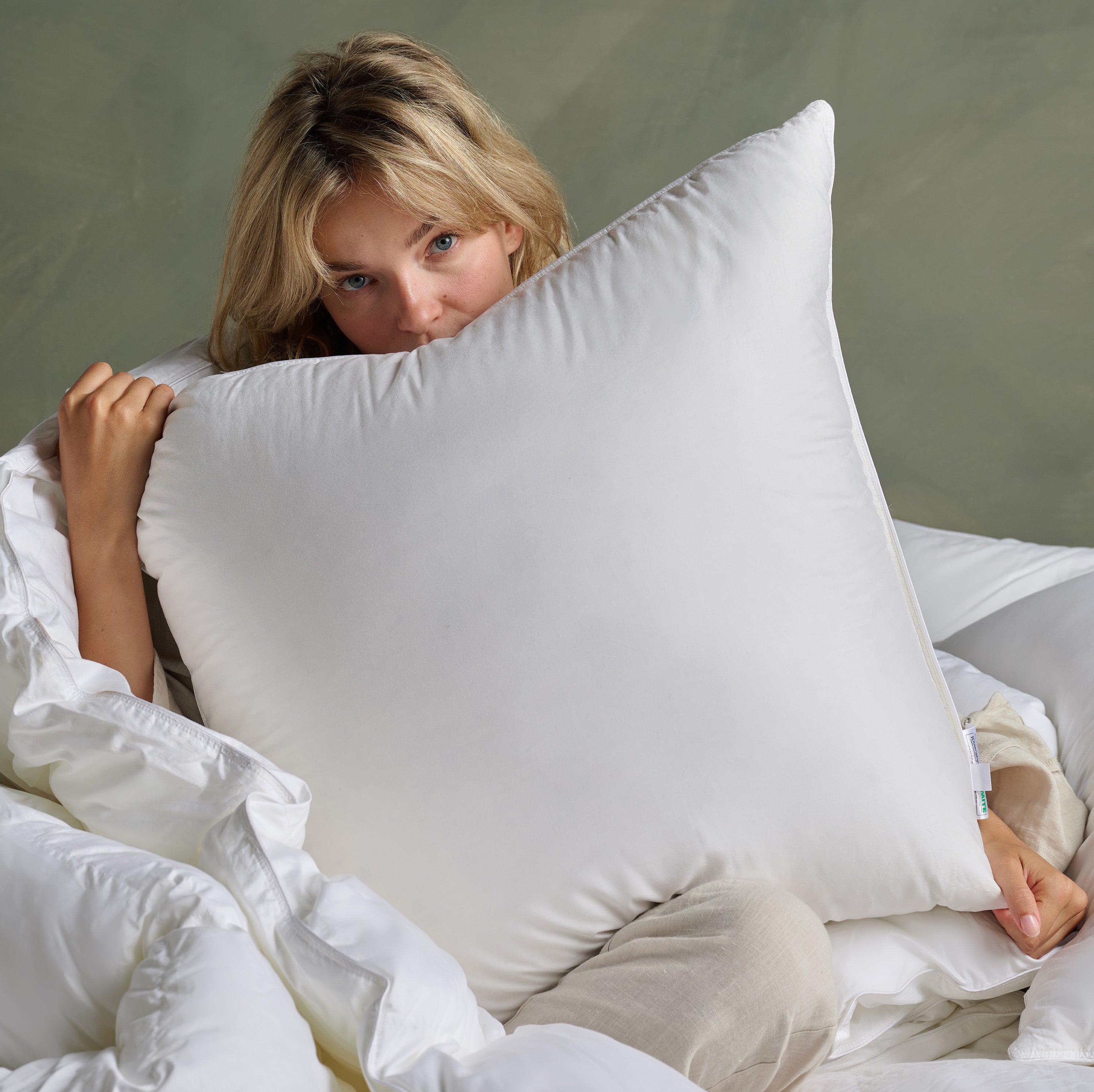 The 100% Down Square Pillow