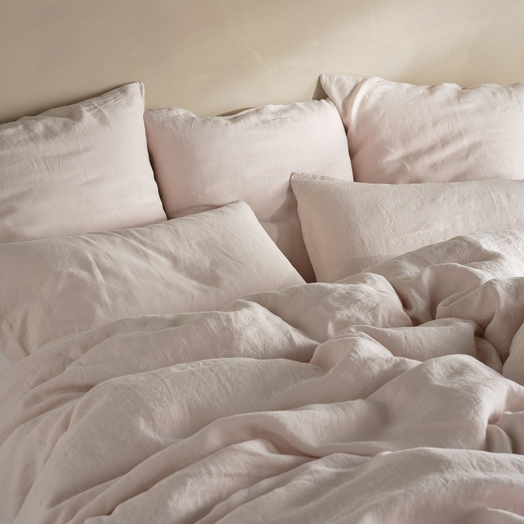 Linen Bedding Bundle - Rose