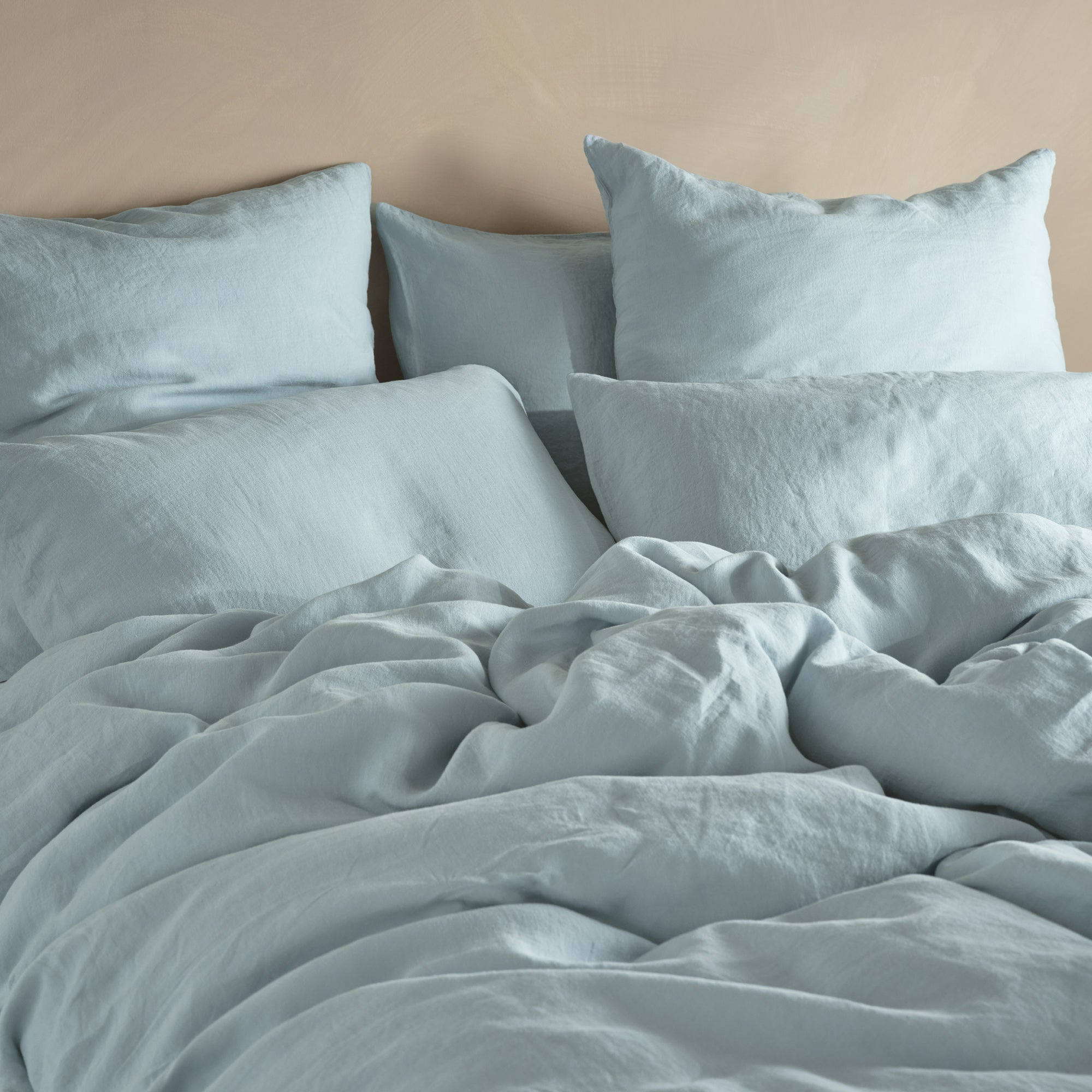 Linen Duvet Cover - Sky