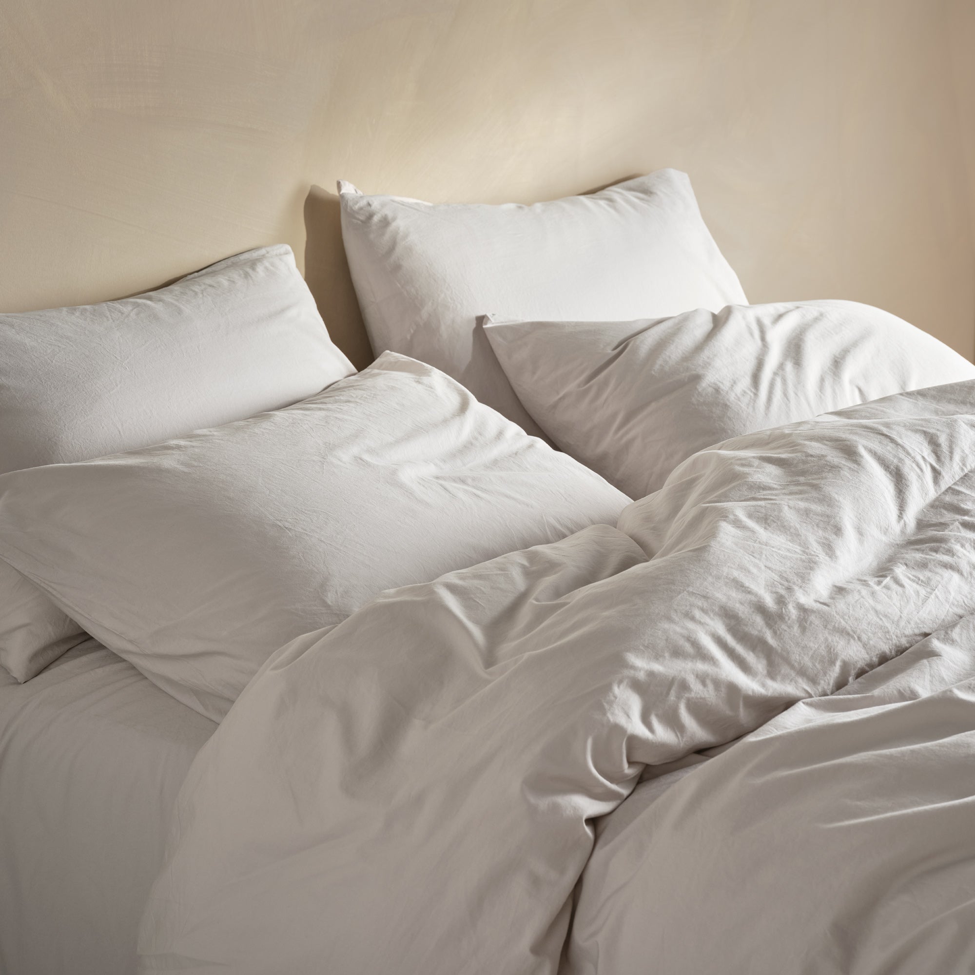 Relaxed Cotton Bedding Bundle - Clay