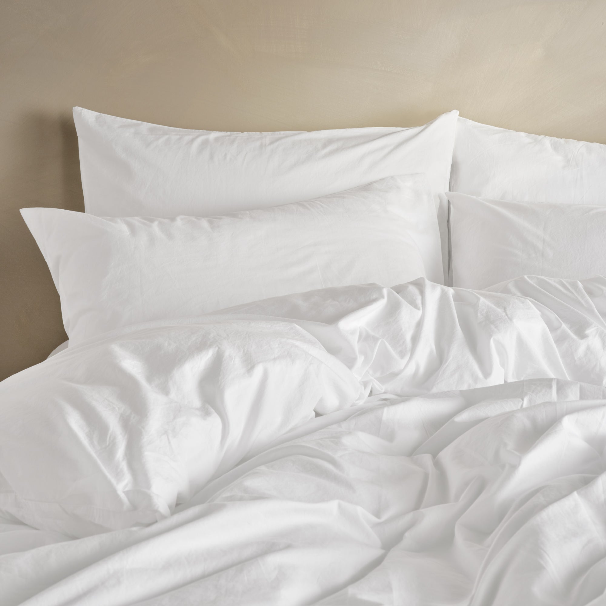 Relaxed Cotton Bedding Bundle - Snow