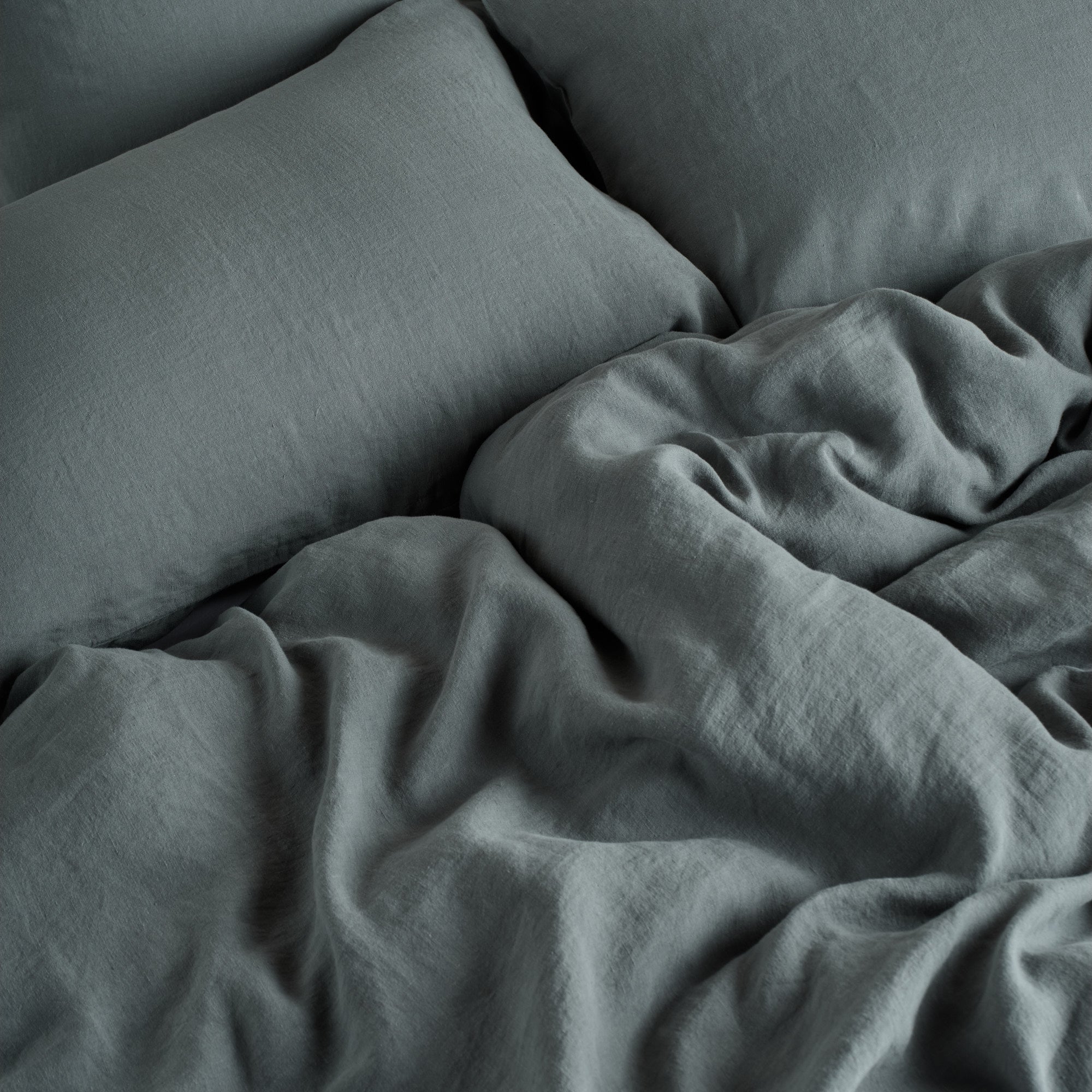 Linen Duvet Cover - Sea