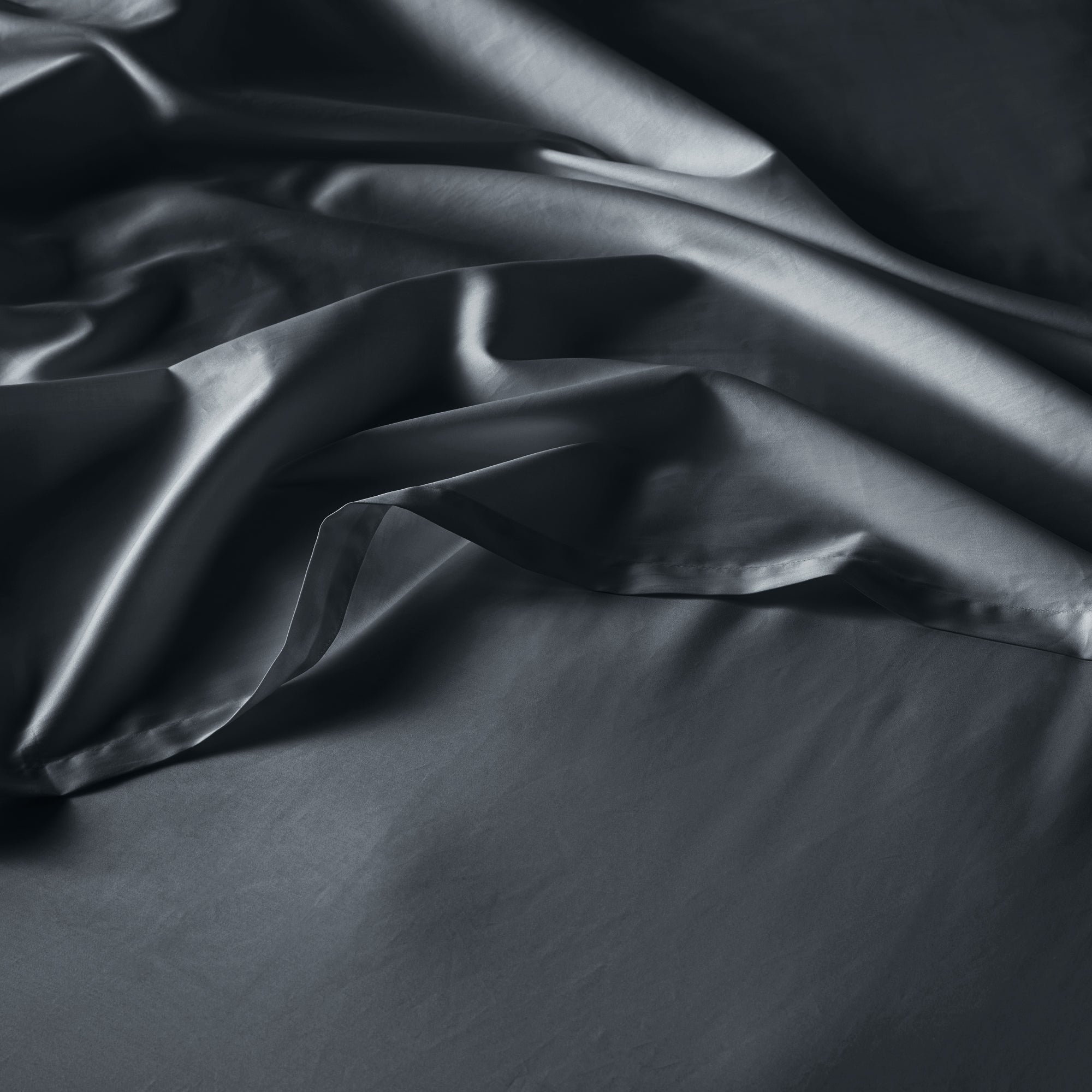 Luxe Cotton Flat Sheet - Ink