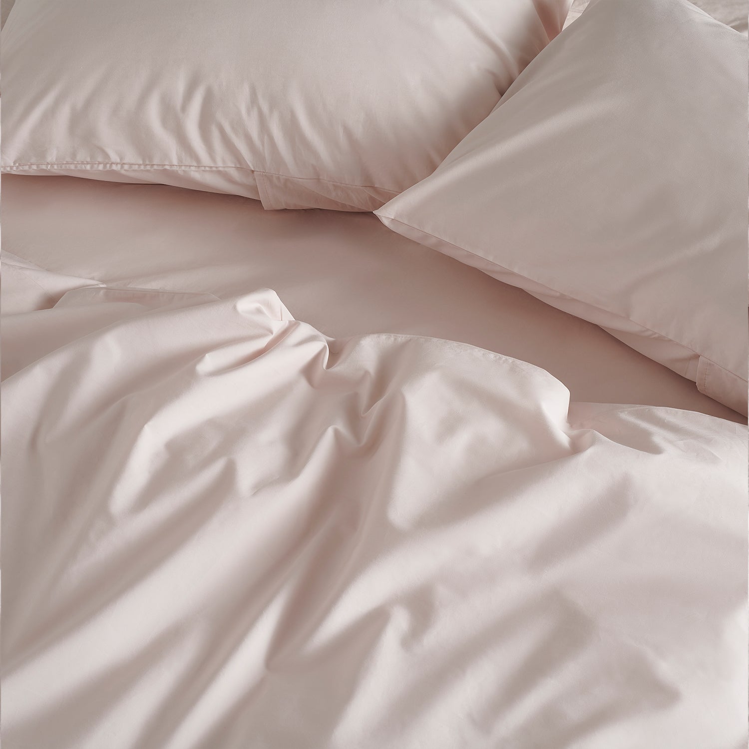 Classic Cotton Duvet Cover - Rose