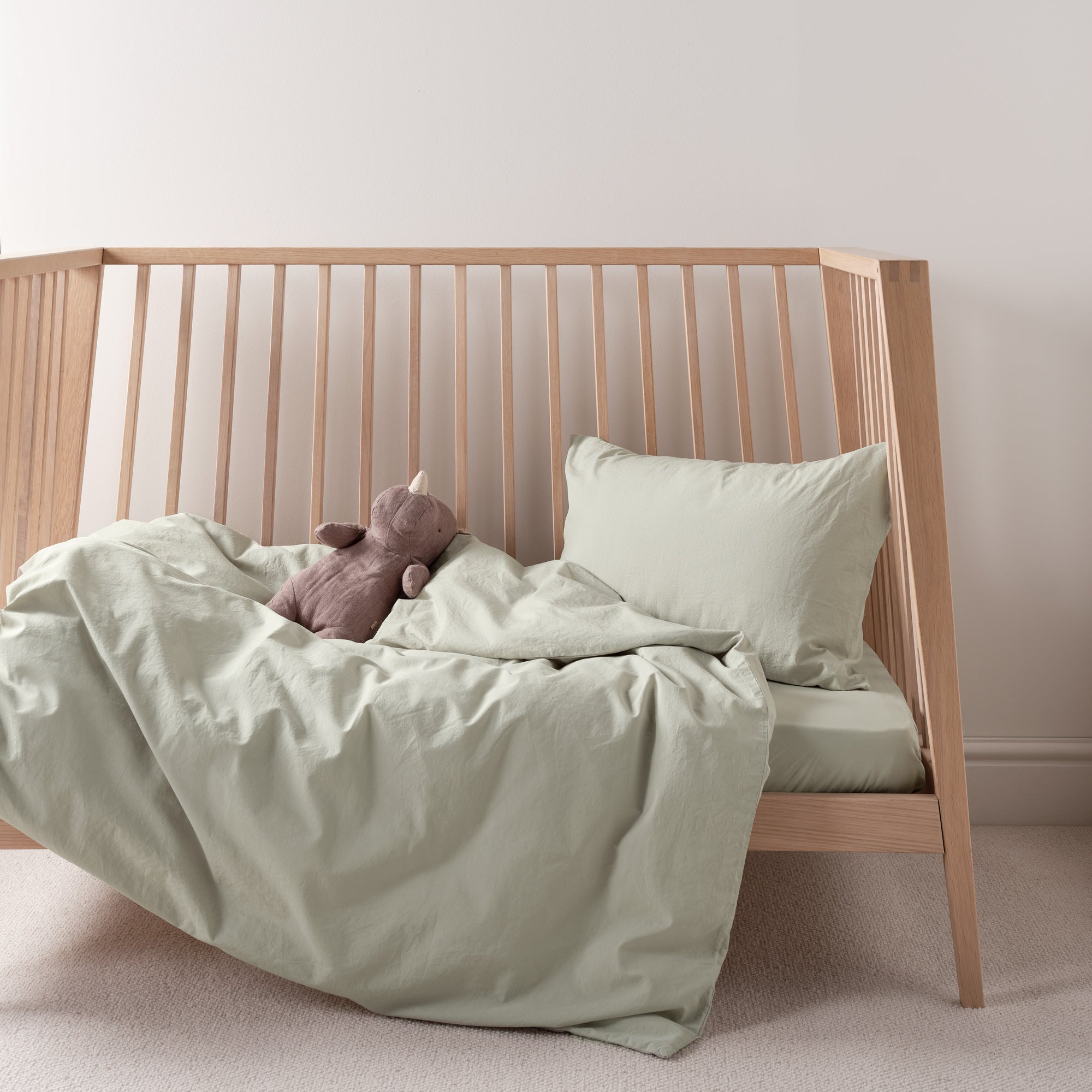Toddler Duvet Cover - Sage