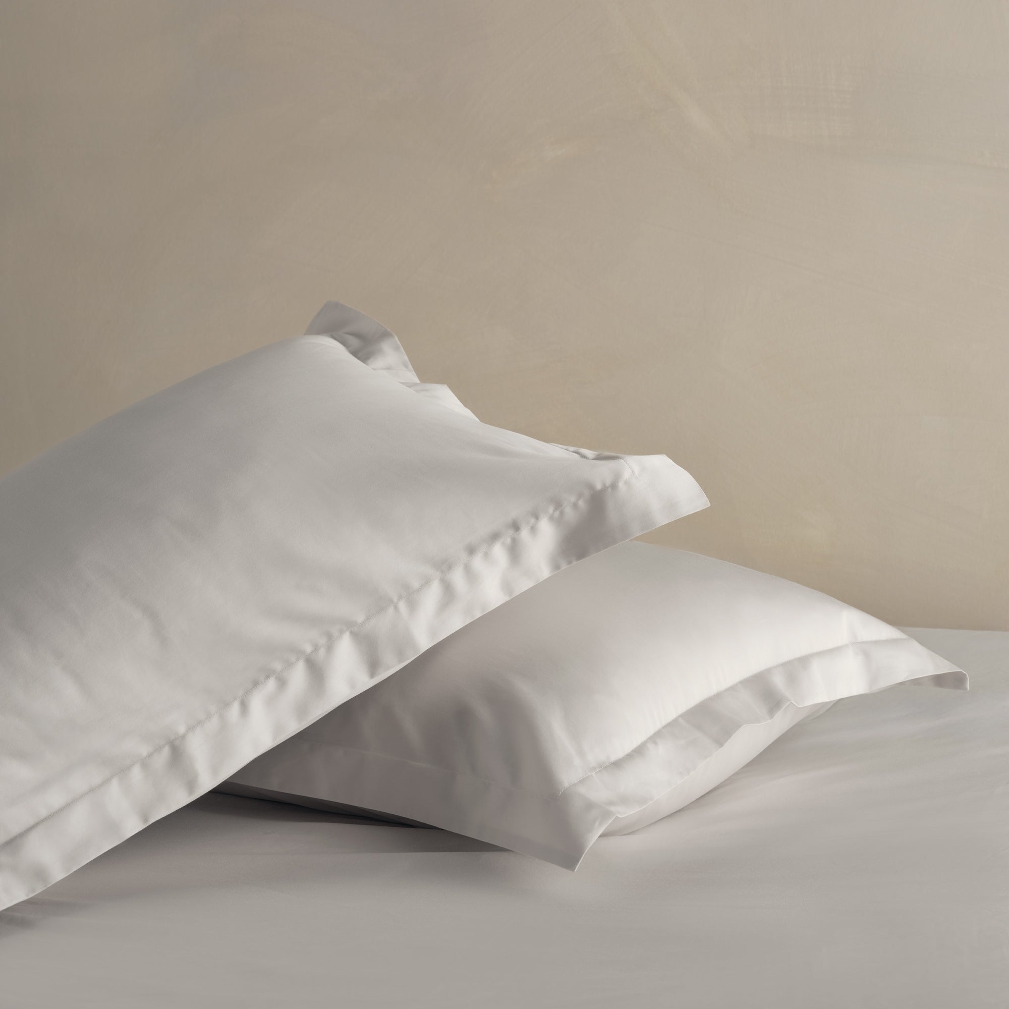 Luxe Cotton Oxford Pillowcase Pair - Clay