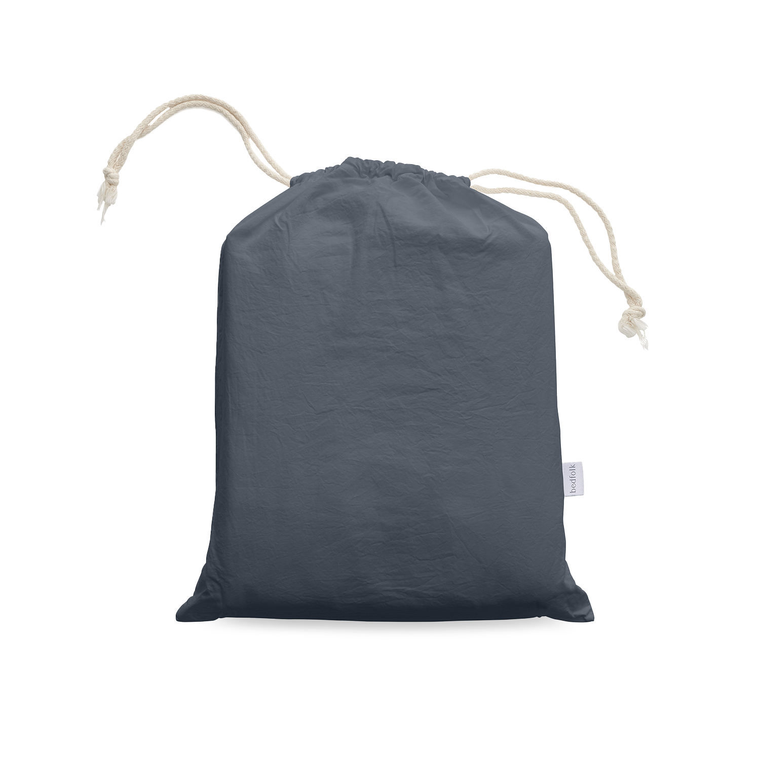 Relaxed Cotton Storage Bag - Ink