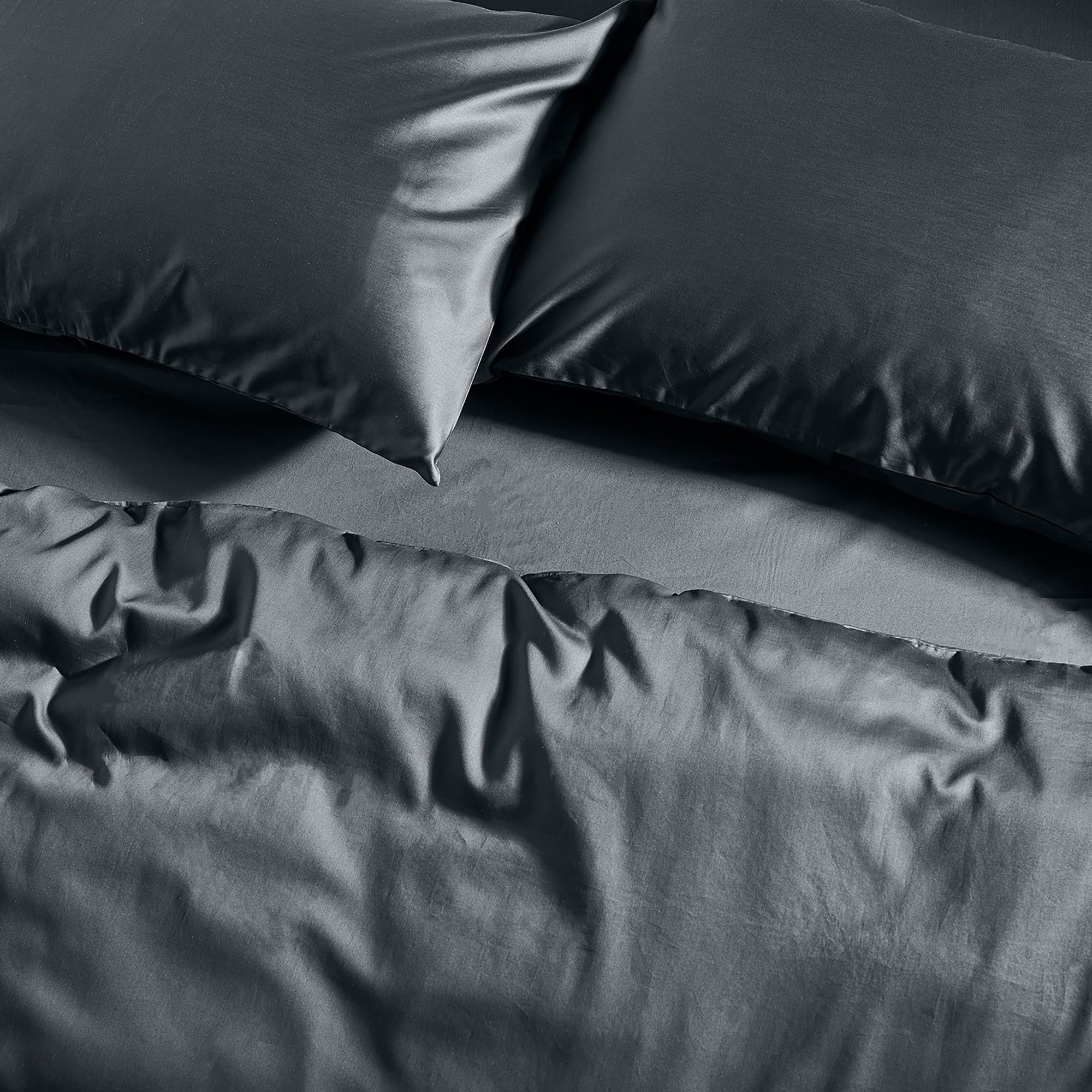 Luxe Cotton Pillowcase Pair - Ink