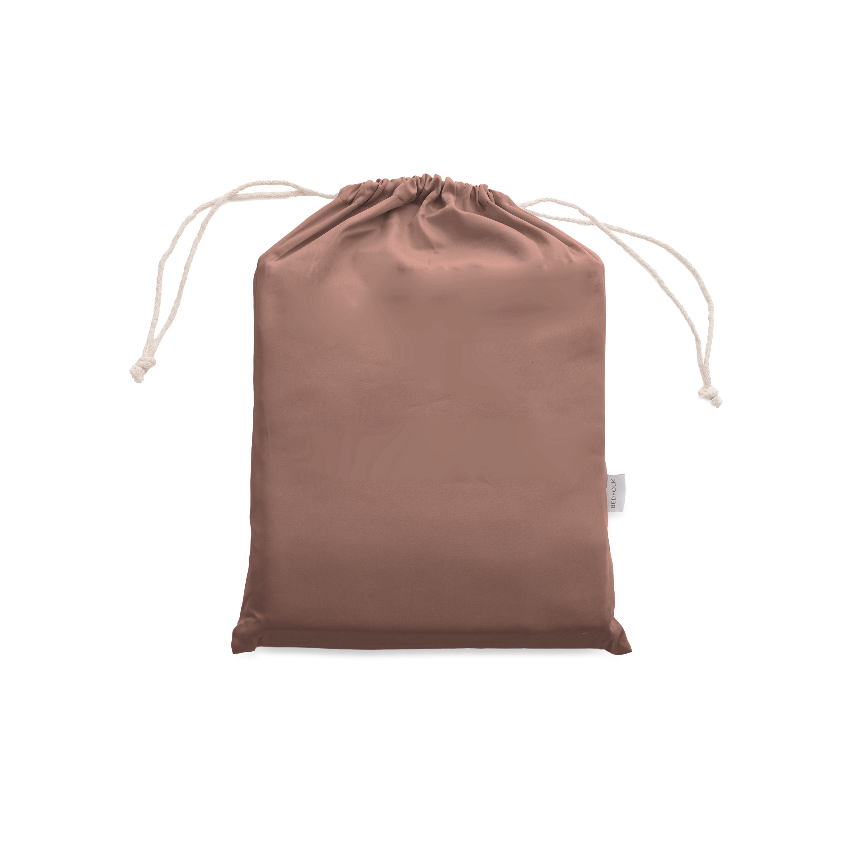 Luxe Cotton Storage Bag - Rust