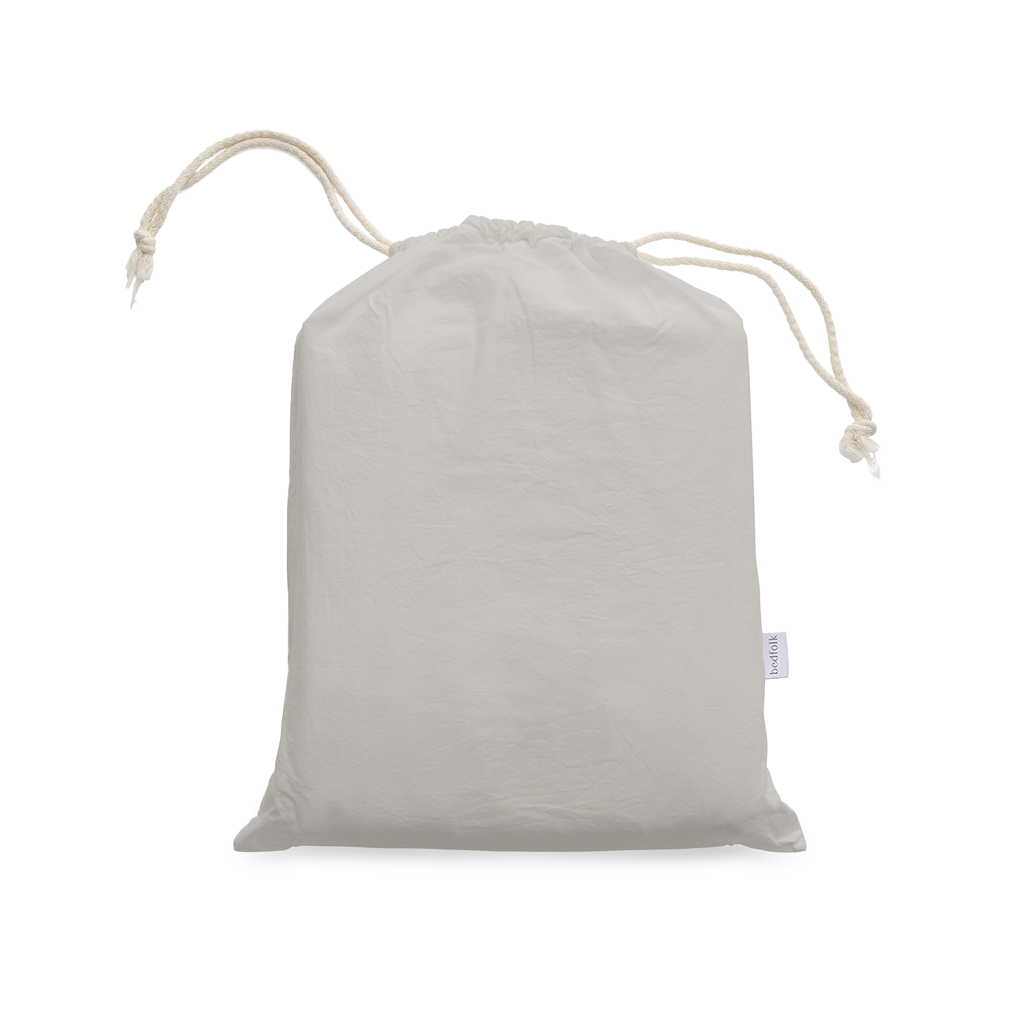 Relaxed Cotton Storage Bag - Clay