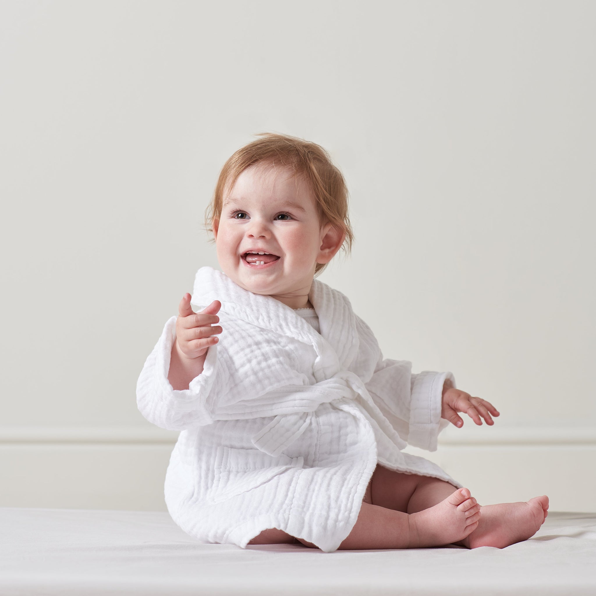 The Baby Dream Cotton Robe by Bedfolk
