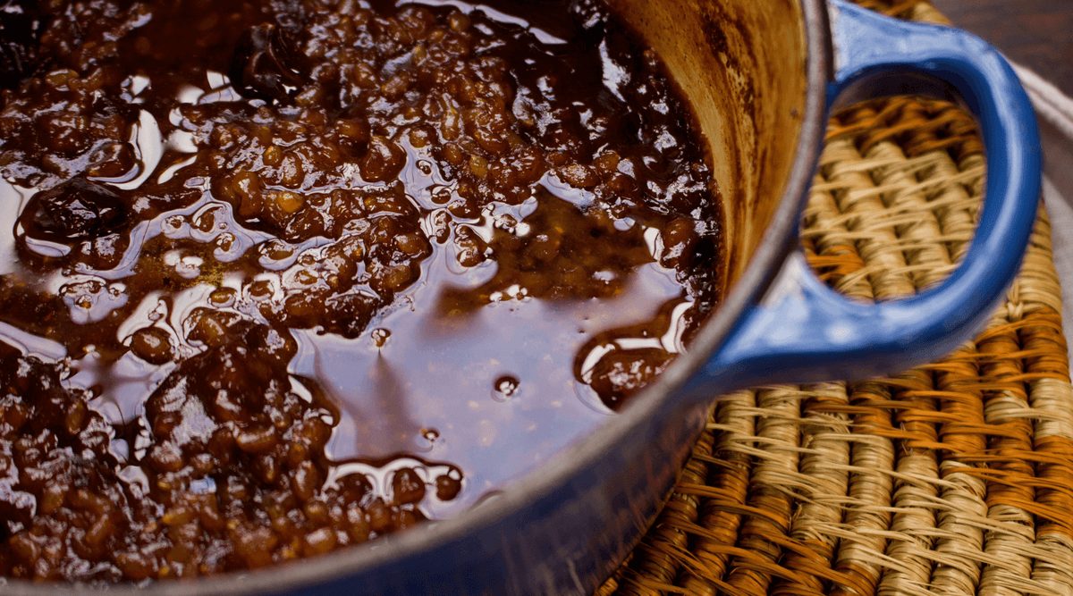 Sticky Toffee Brown Rice Pudding