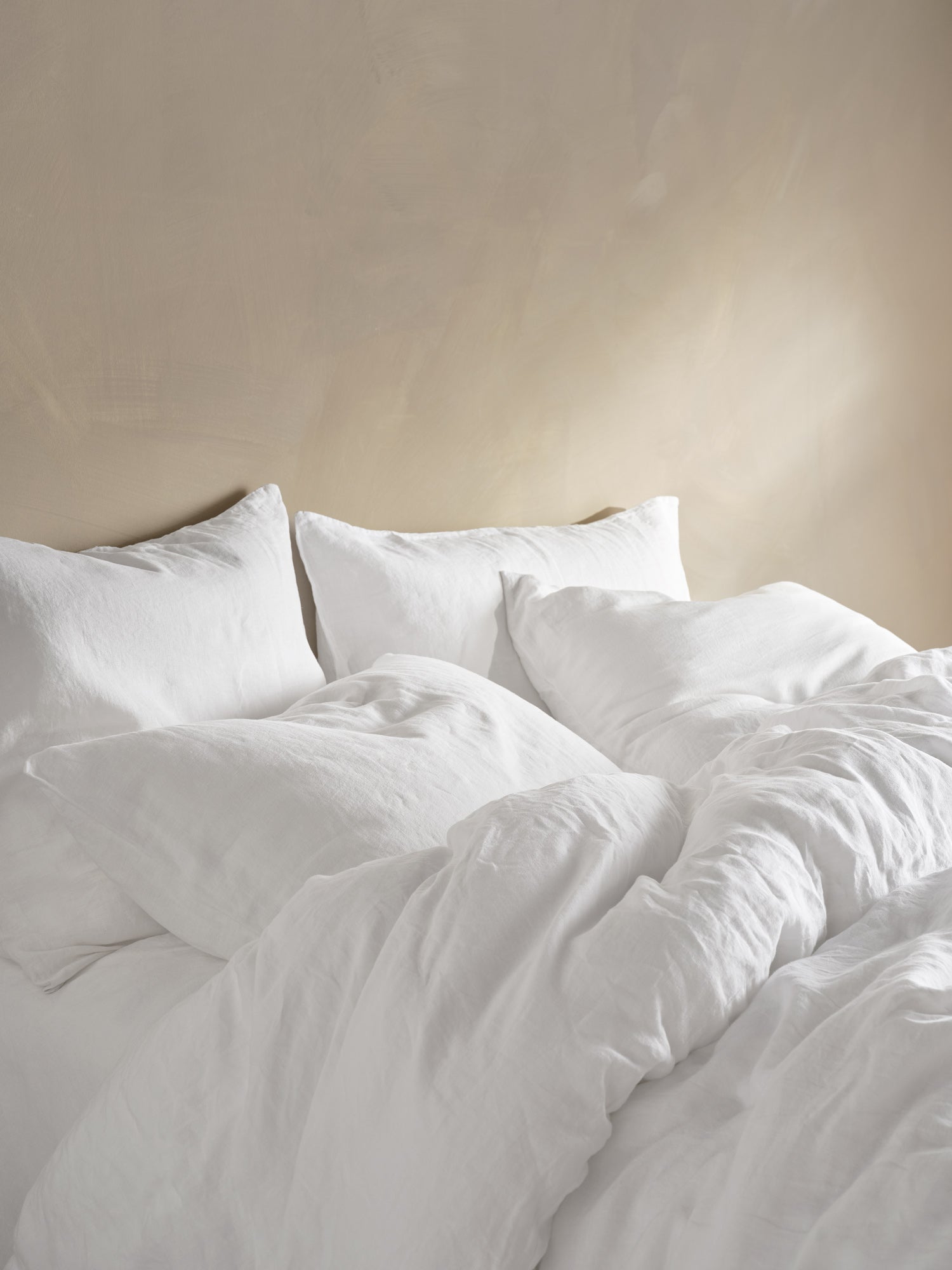 White Linen Bedding