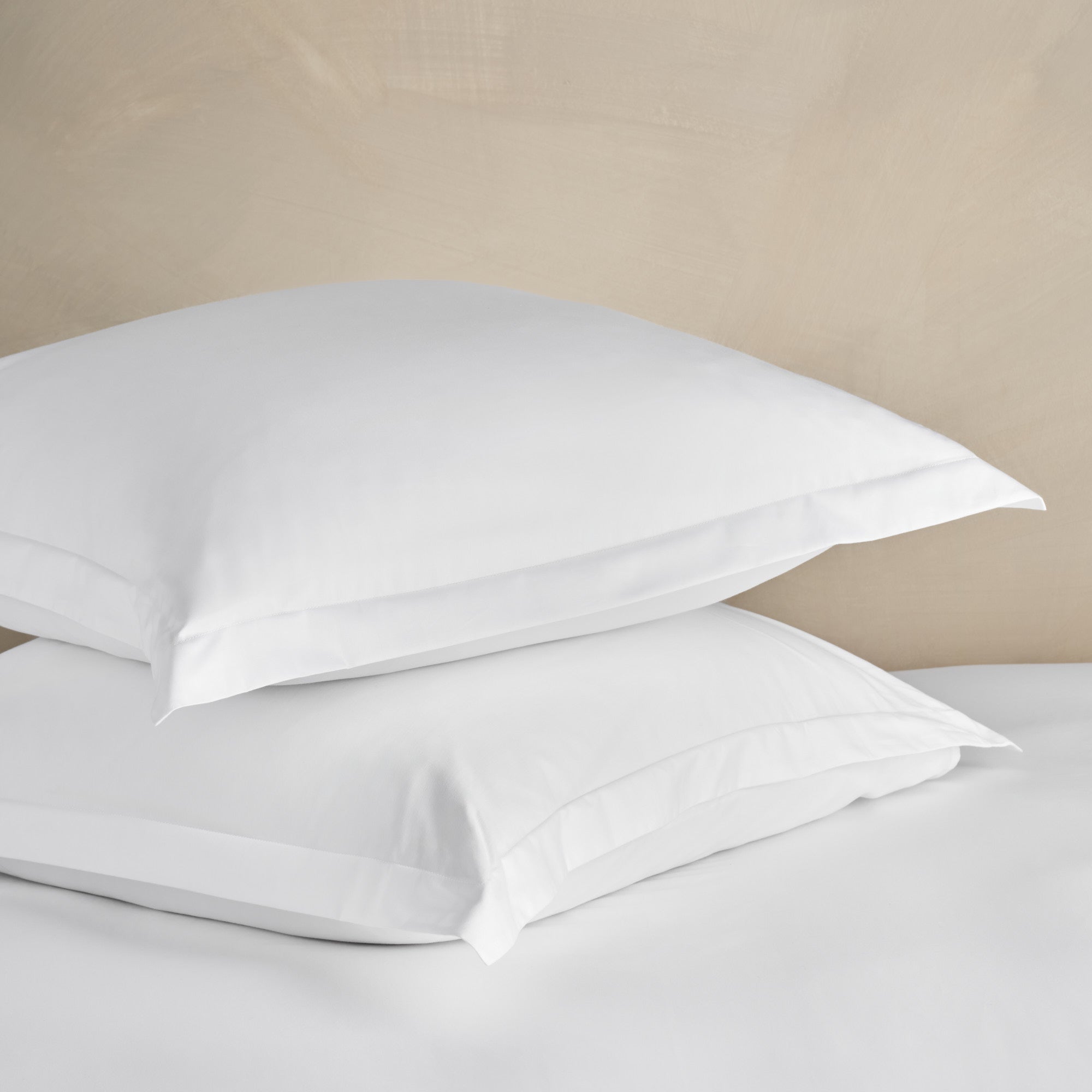 White Cotton Percale Bedding