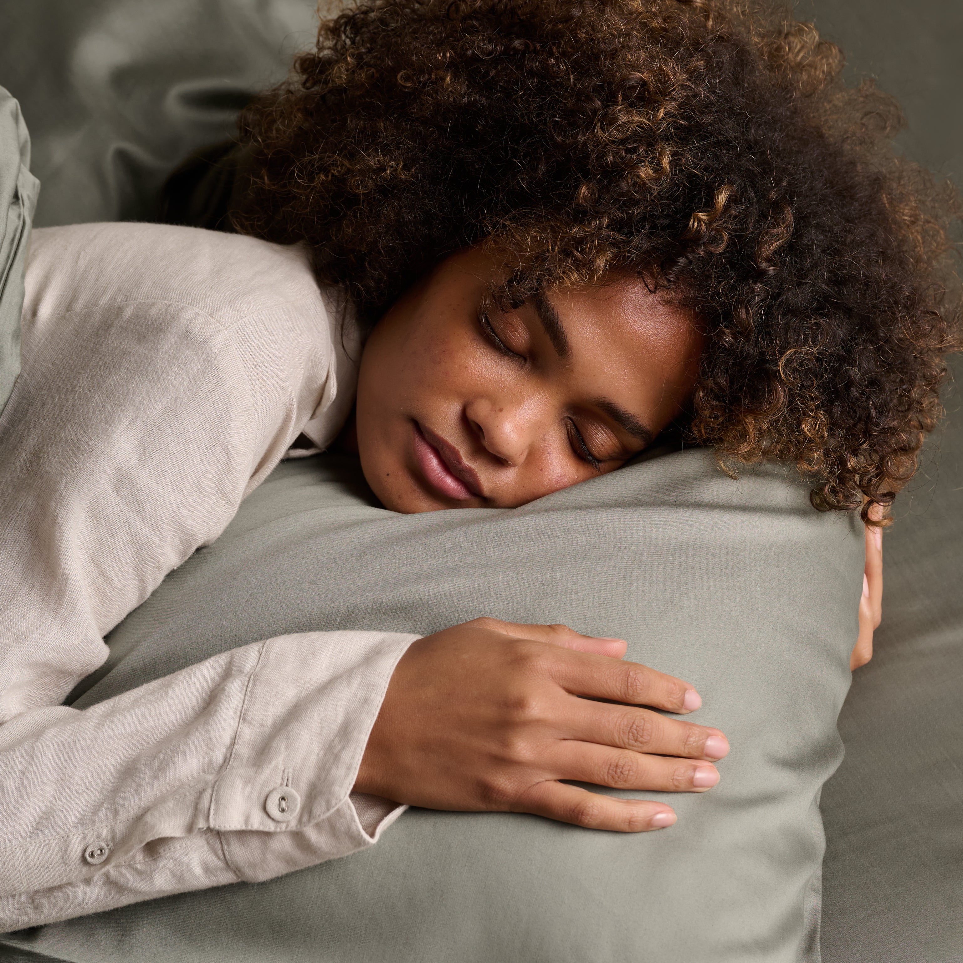 Luxe Cotton Pillowcase Pair - Moss