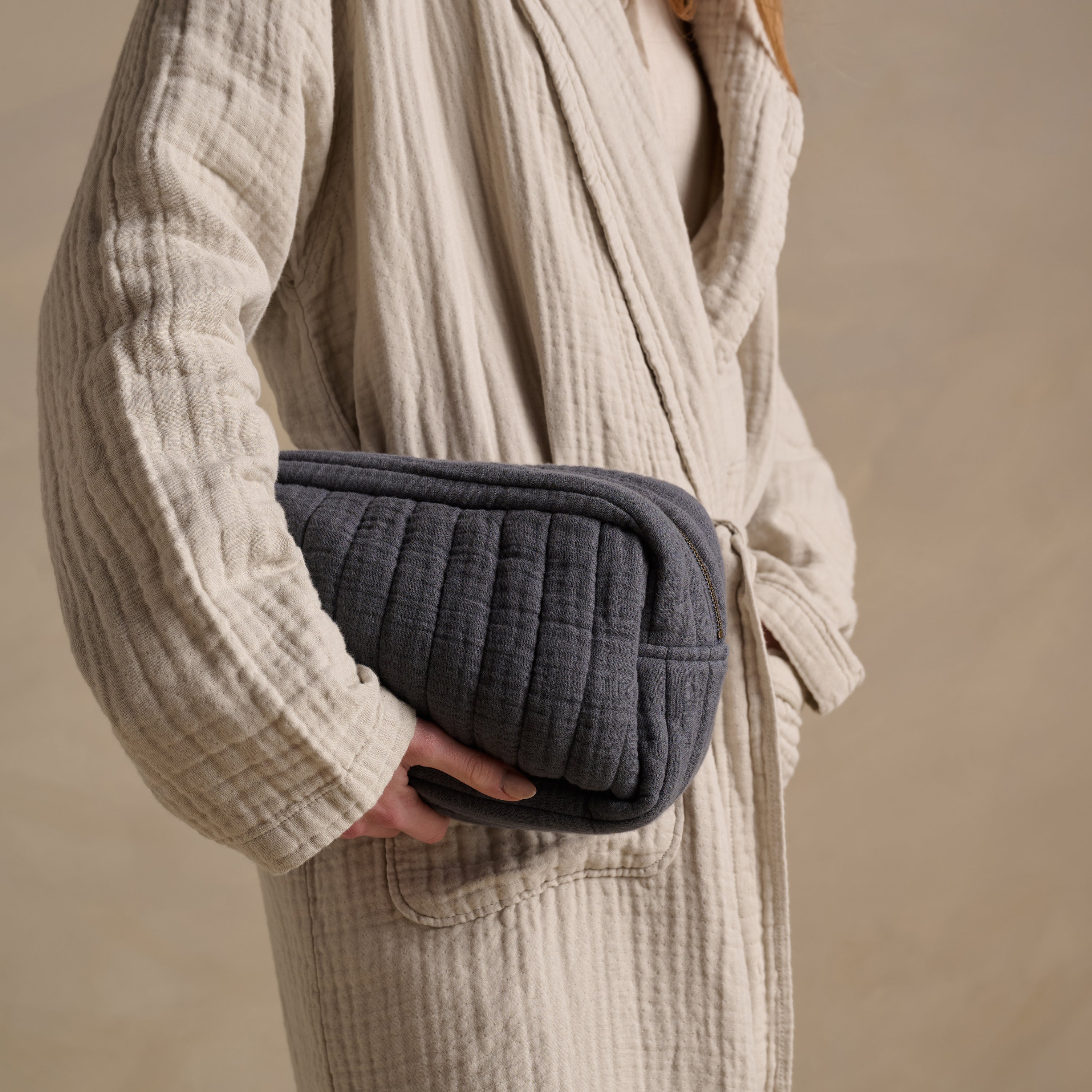 The Dream Cotton Wash Bag - Ink