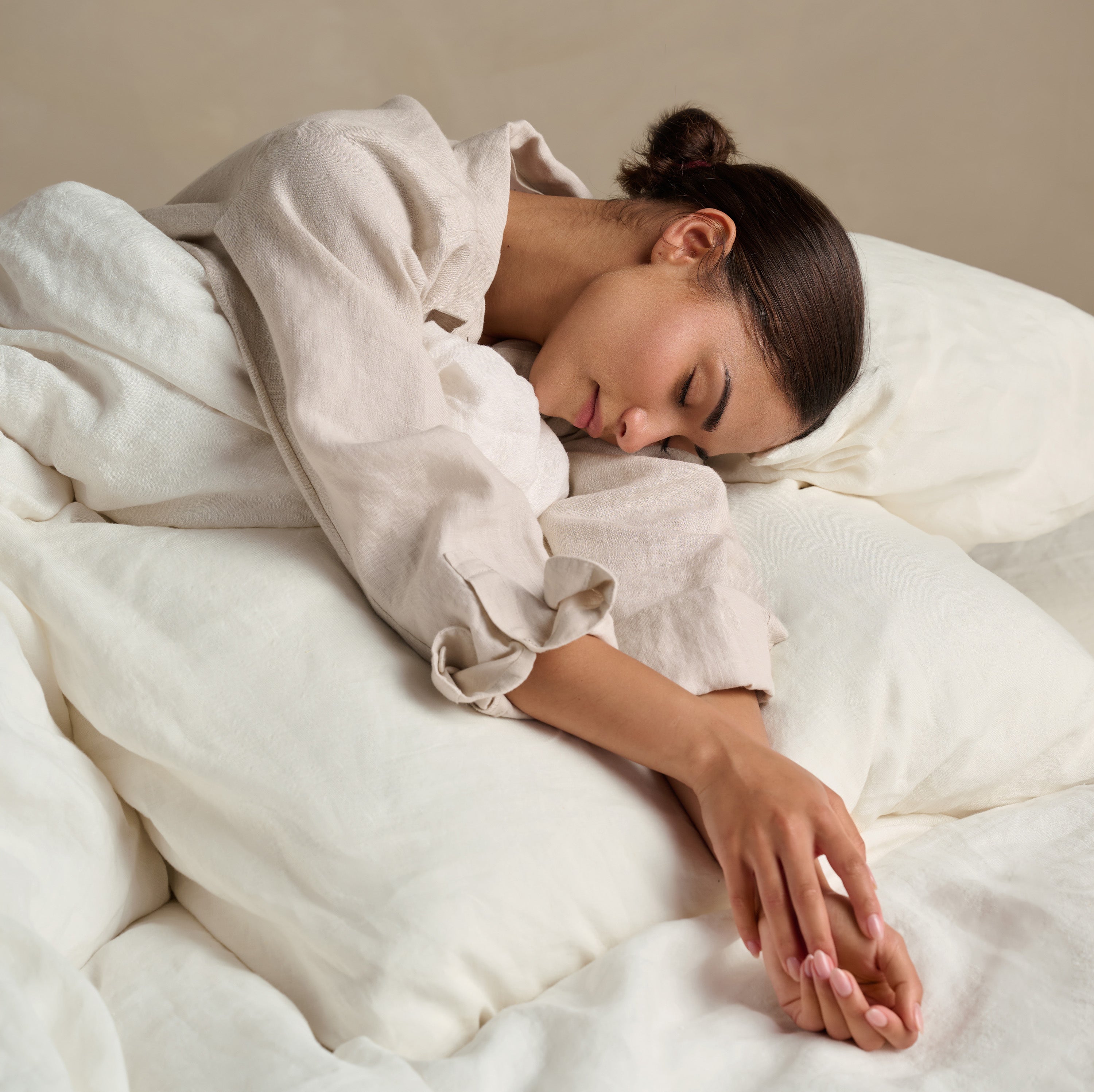 Linen Bedding Bundle - Cloud