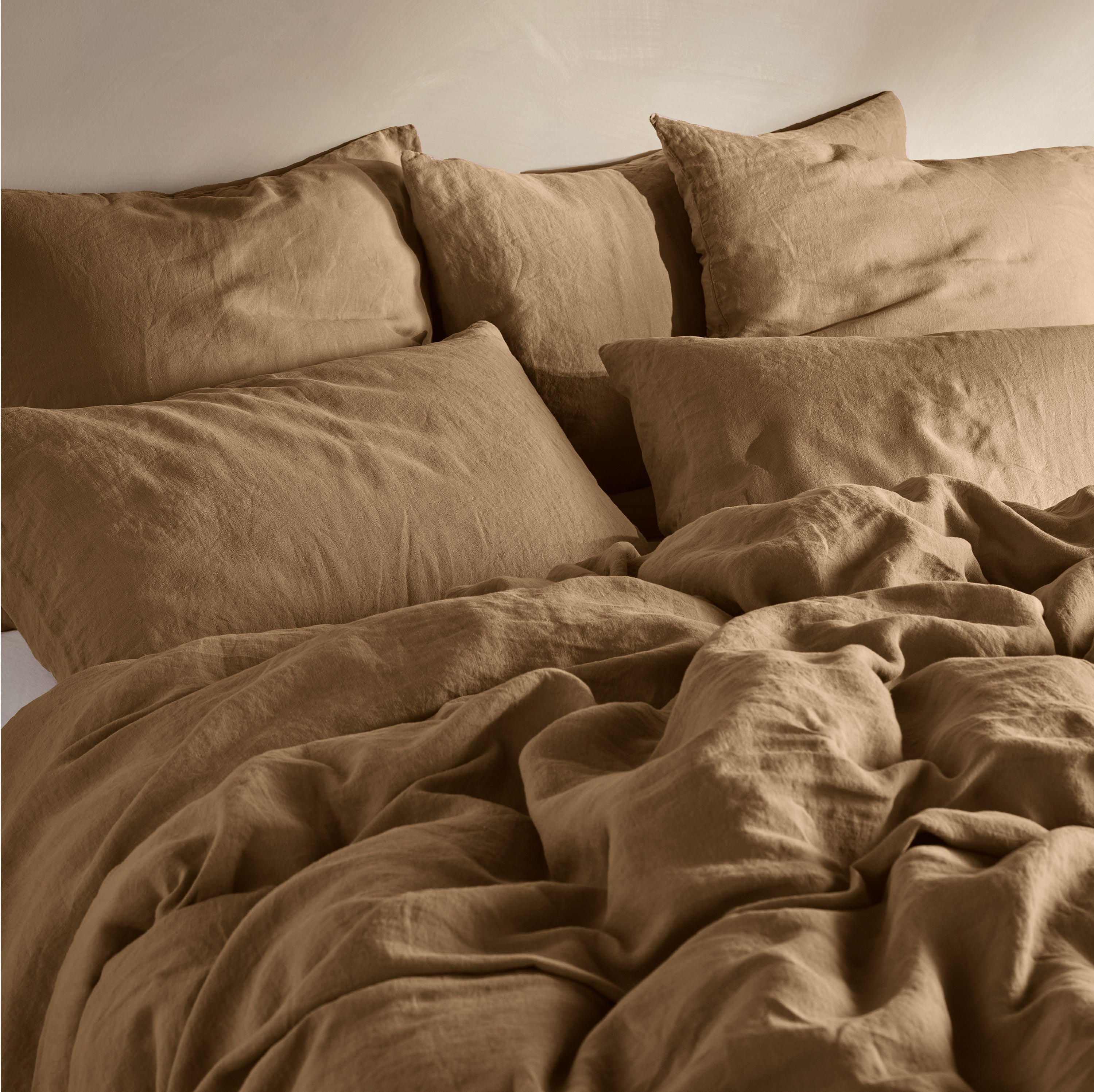 Linen Duvet Cover - Cinnamon