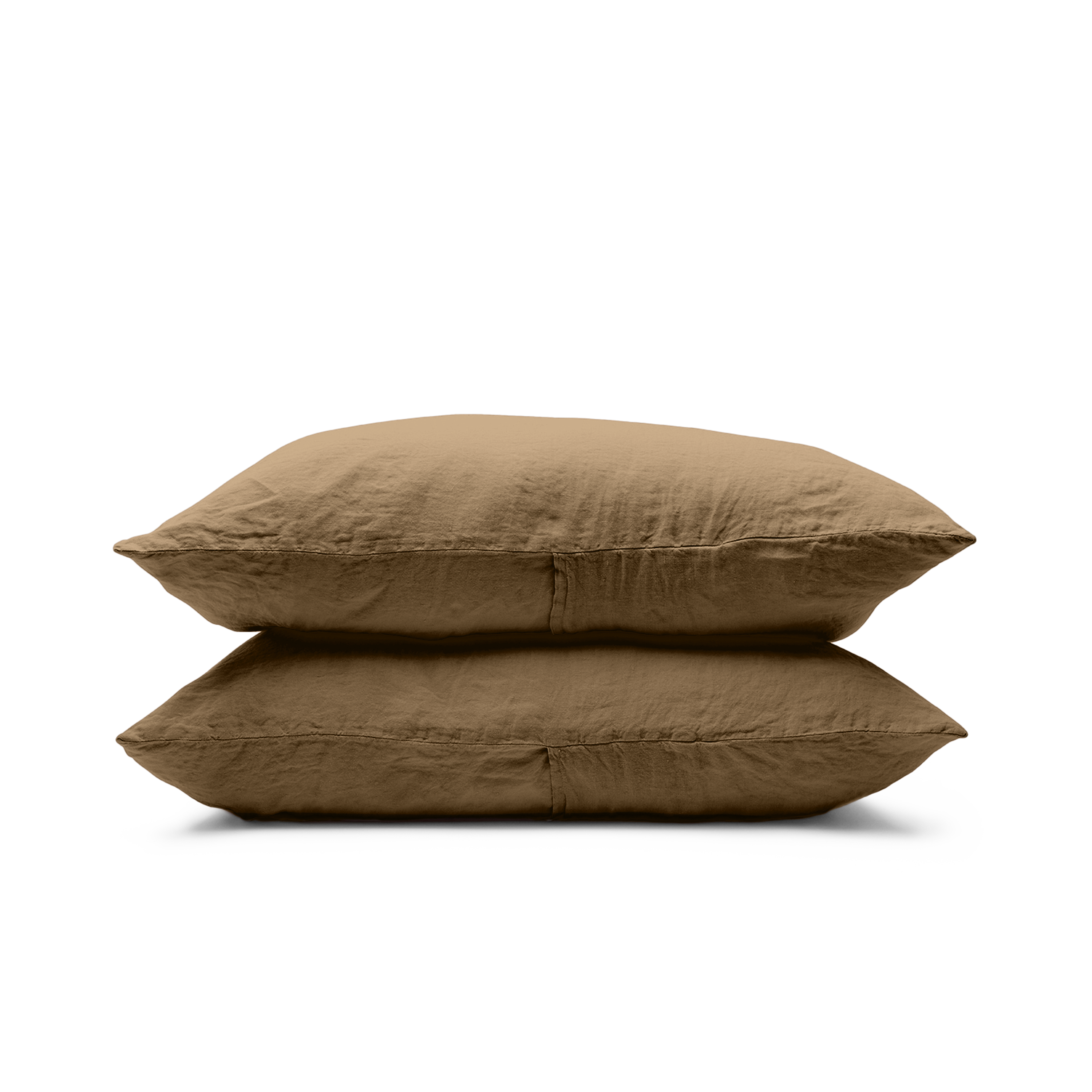 Linen Pillowcase Pair - Cinnamon