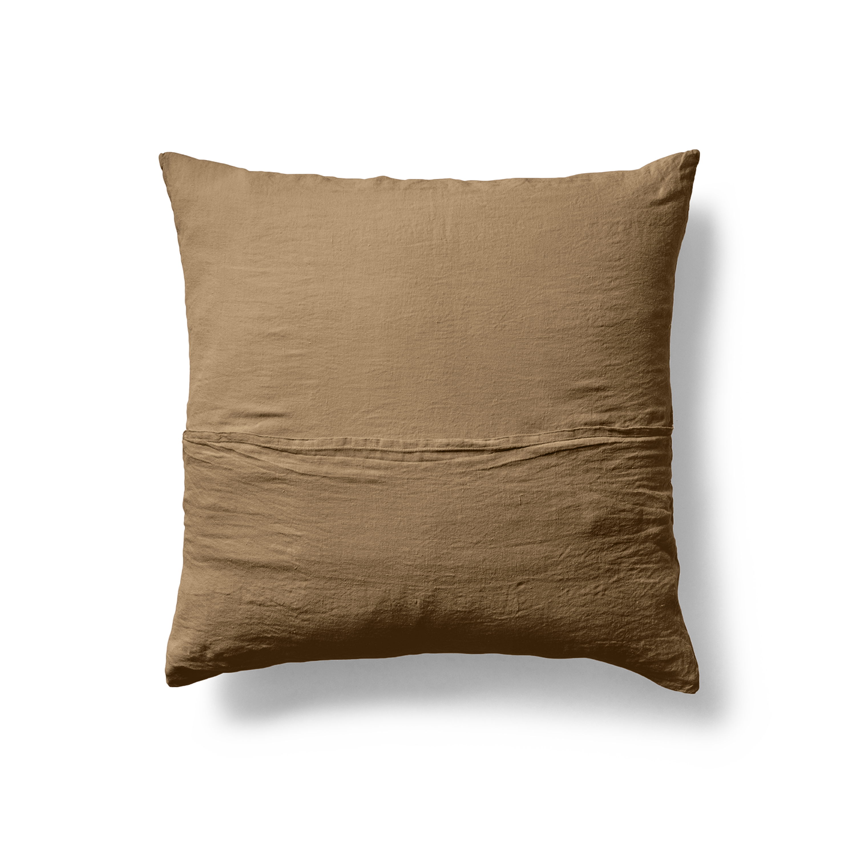 Linen Square Pillowcase Pair - Cinnamon