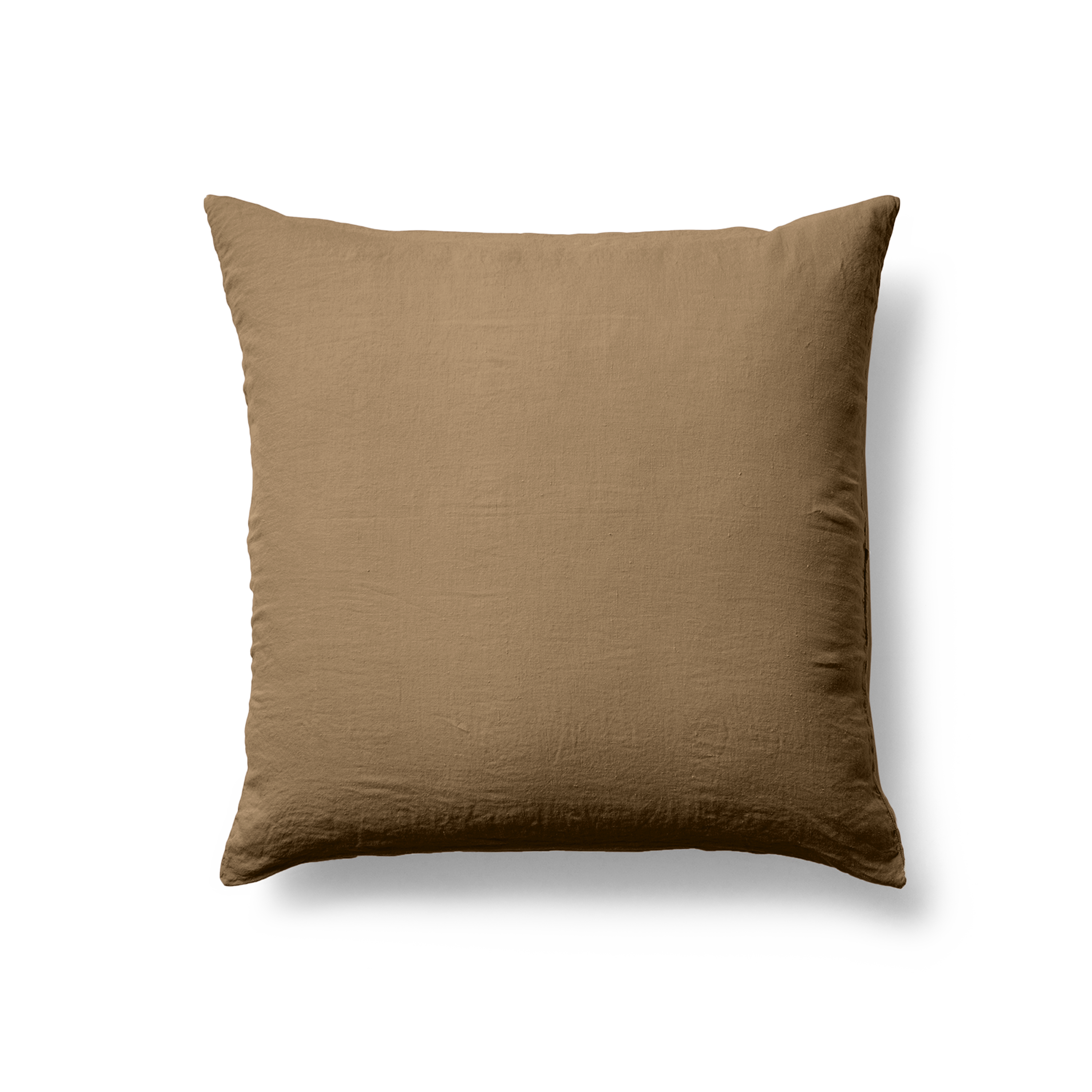 Linen Square Pillowcase Pair - Cinnamon
