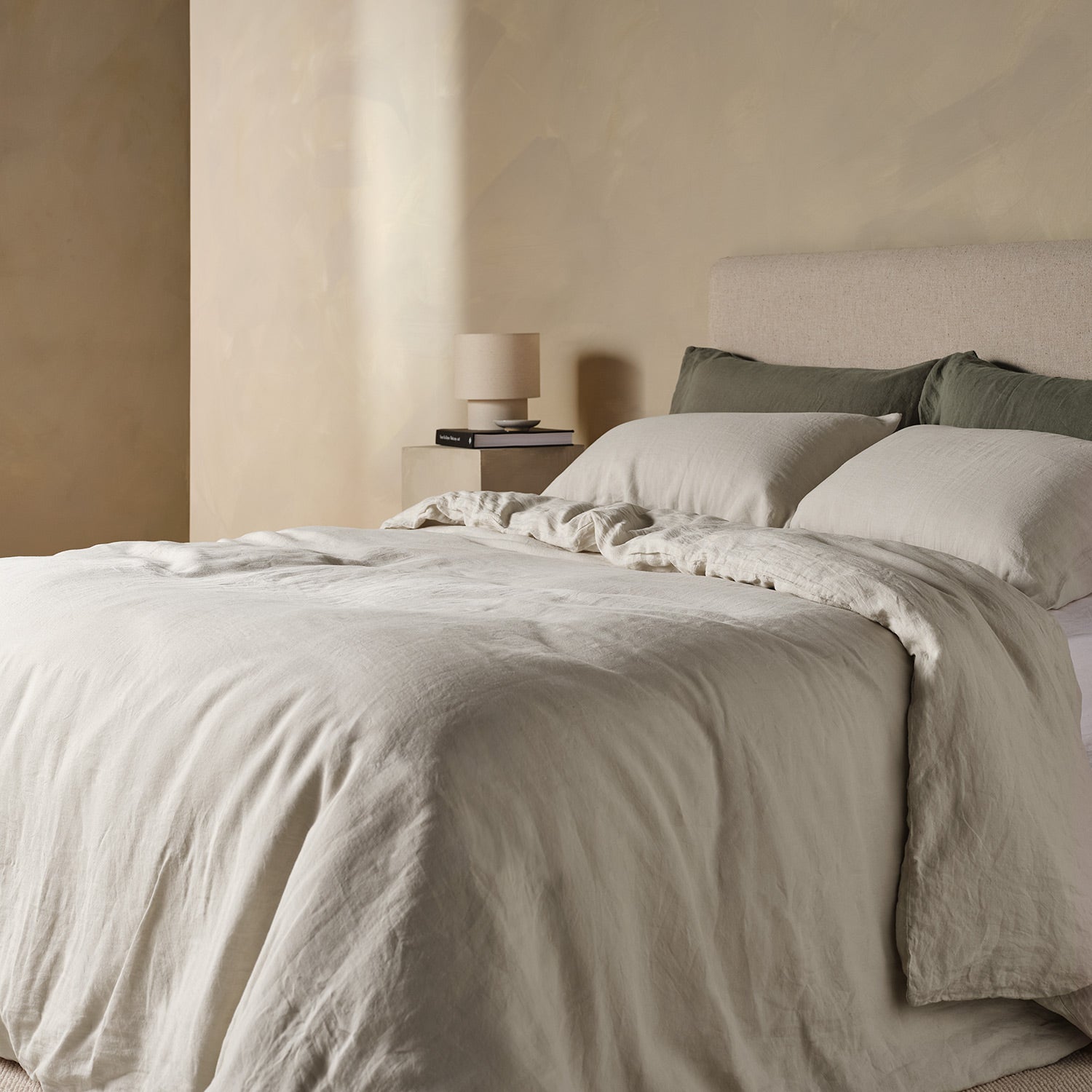 Linen Duvet Cover - Clay