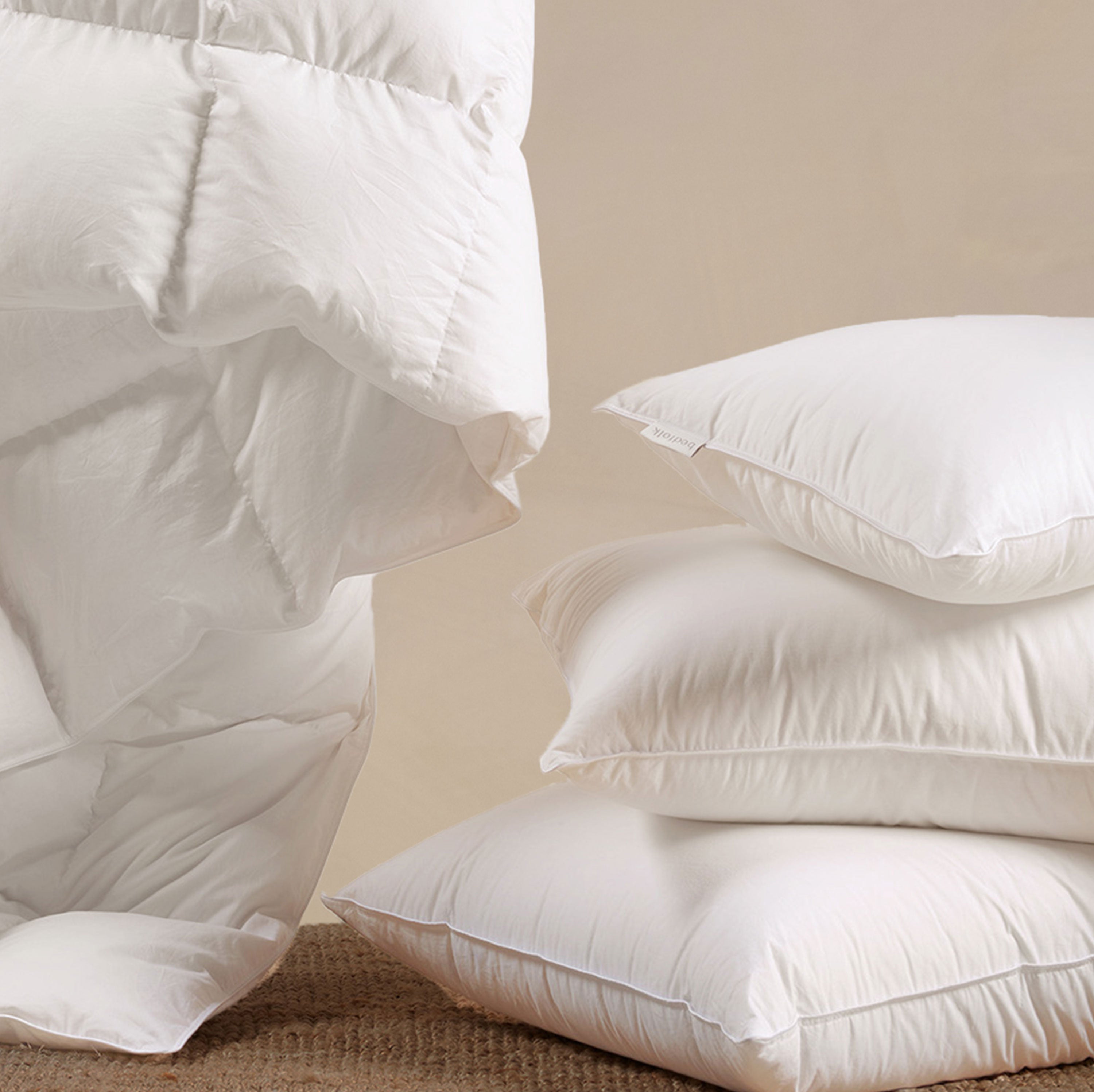 The Down Alternative Square Pillow | 65 x 65cm | Bedfolk