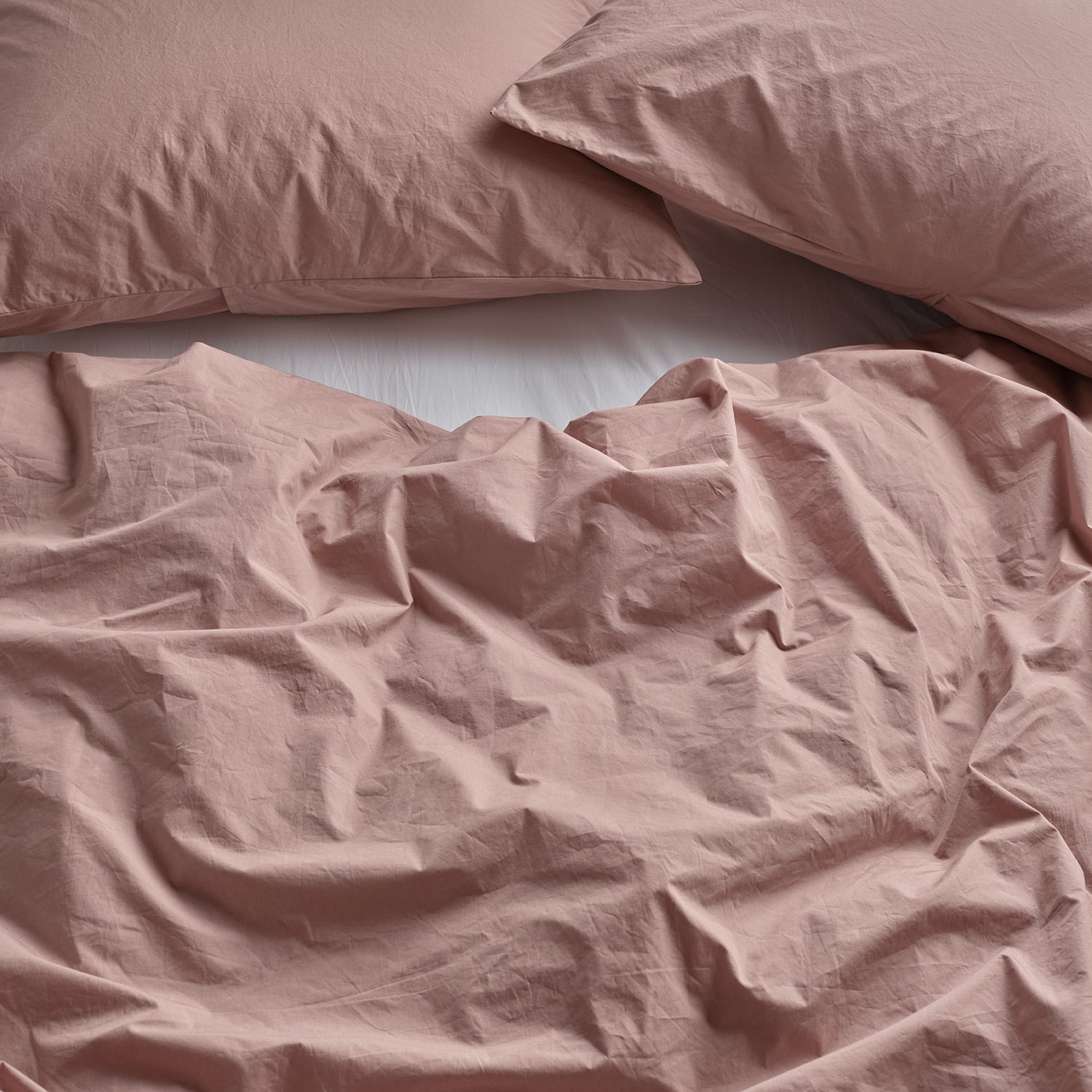 Relaxed Cotton Pillowcase Pair - Dusk