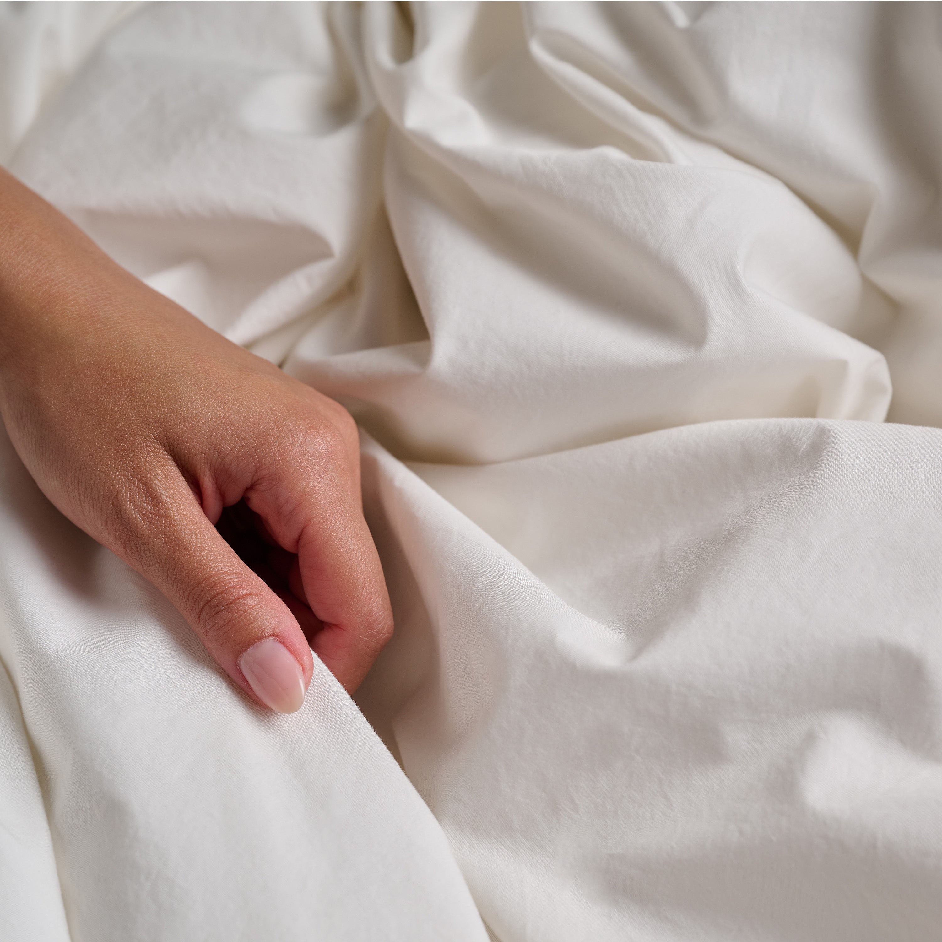 Relaxed Cotton Duvet Cover - Cloud