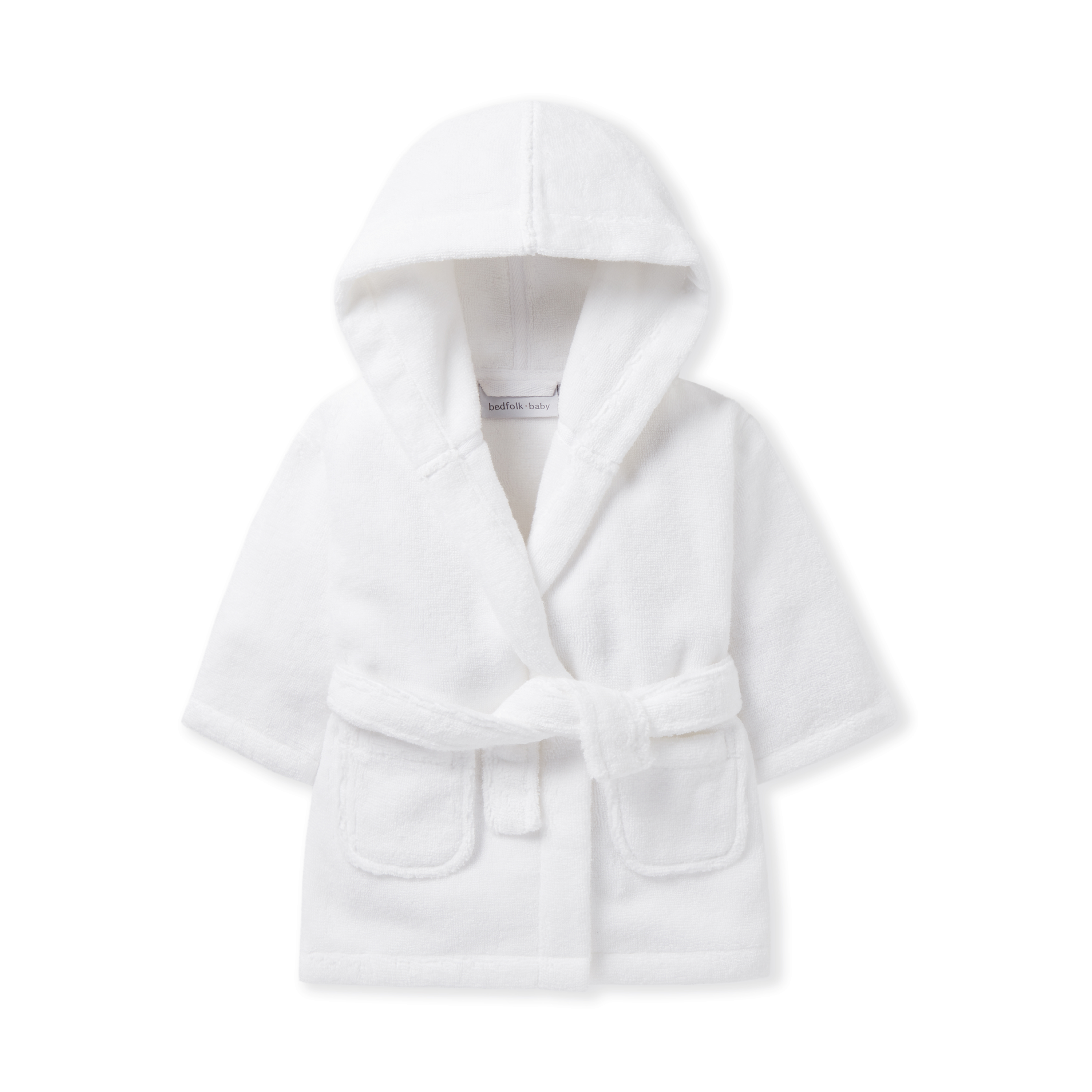 The Baby Plush Robe - Snow