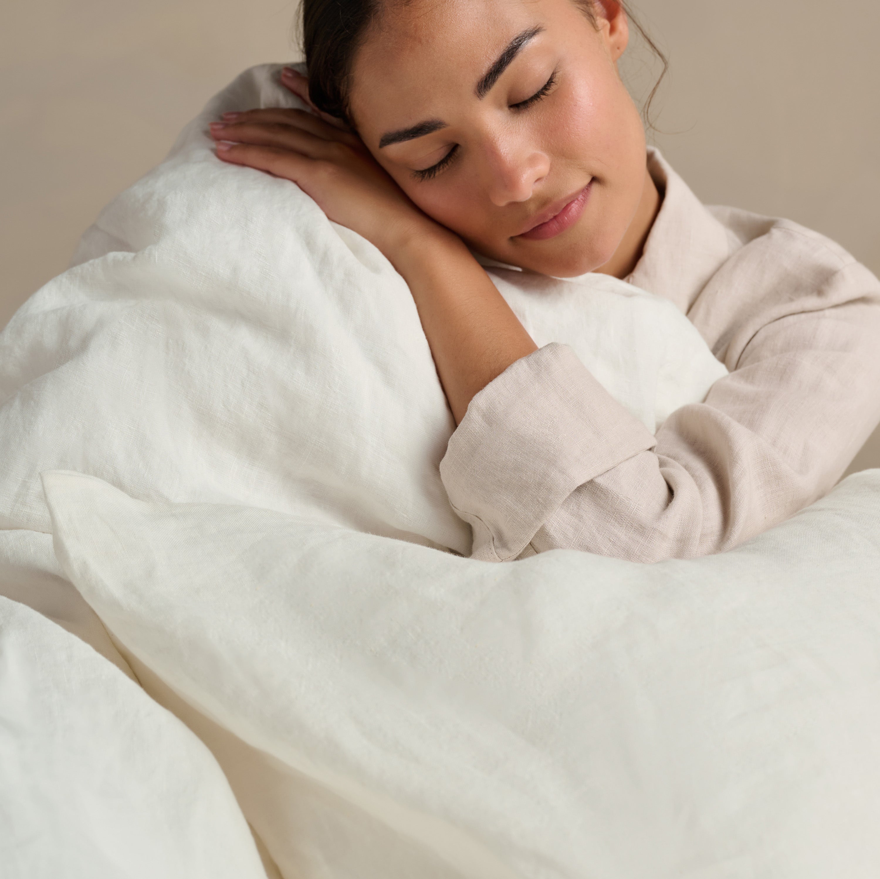 Linen Square Pillowcase Pair - Cloud