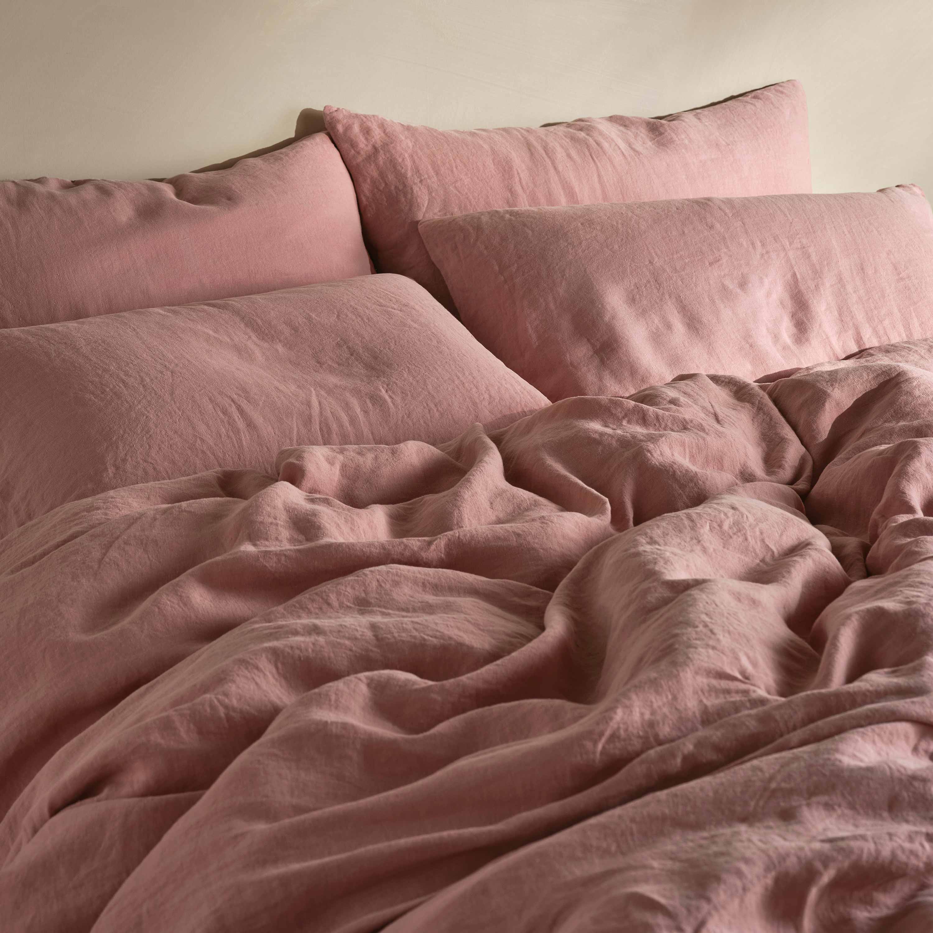 Linen Bedding Bundle - Rust