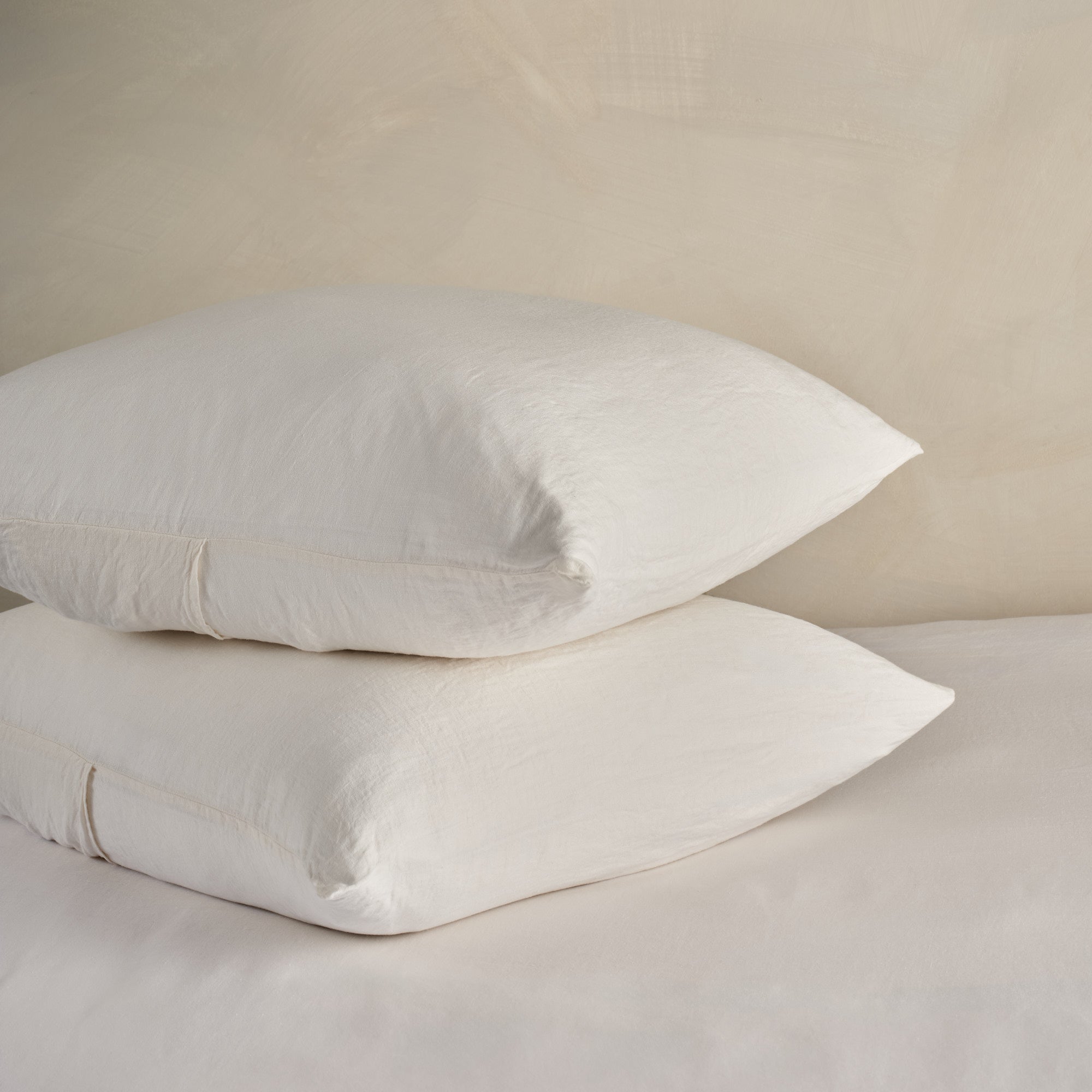 Linen Square Pillowcase Pair - Cloud