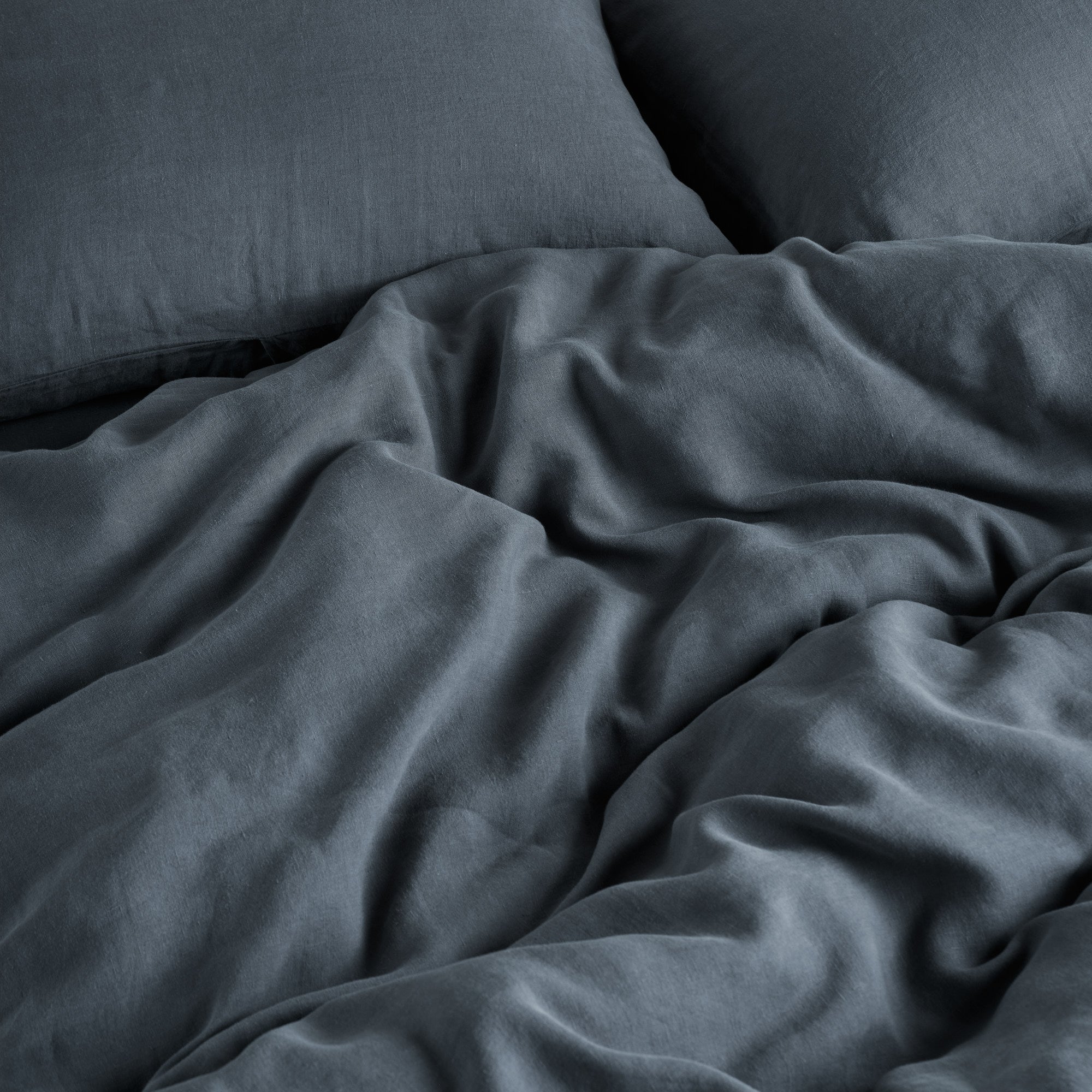 Linen Duvet Cover - Ink