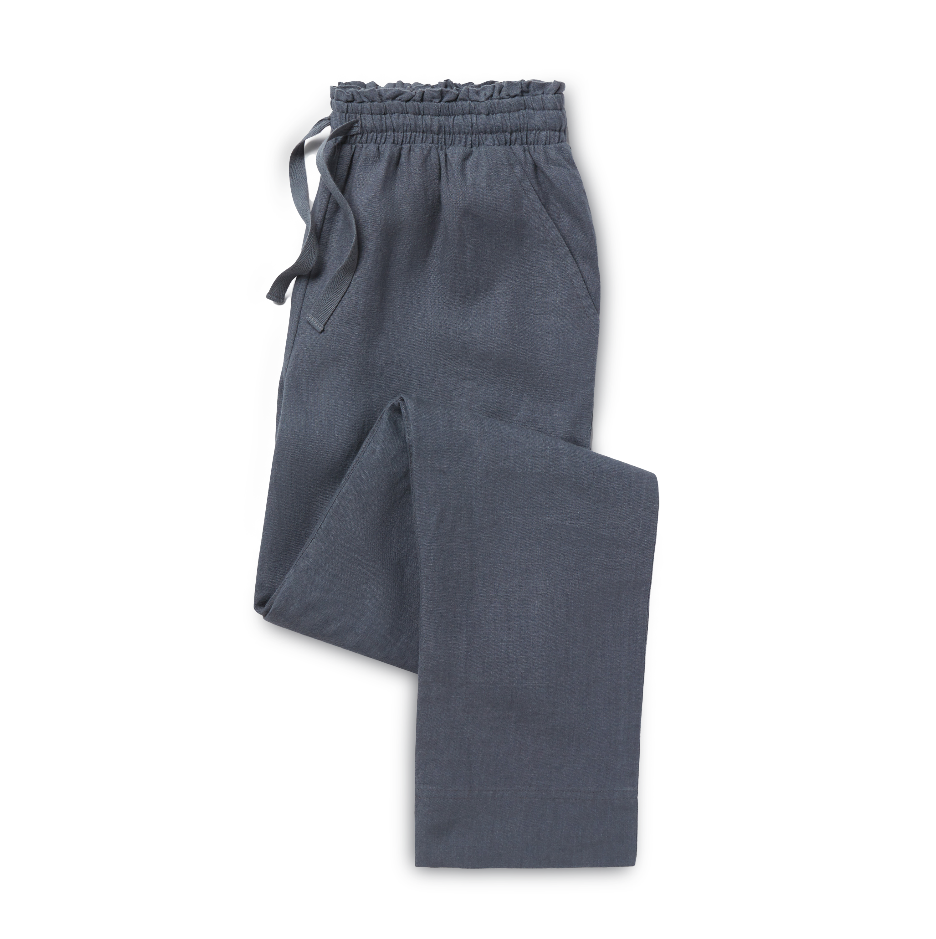 The Women's Linen Trouser - Ink