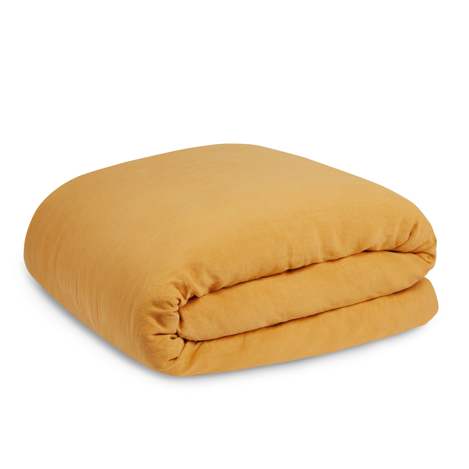 Linen Duvet Cover - Ochre