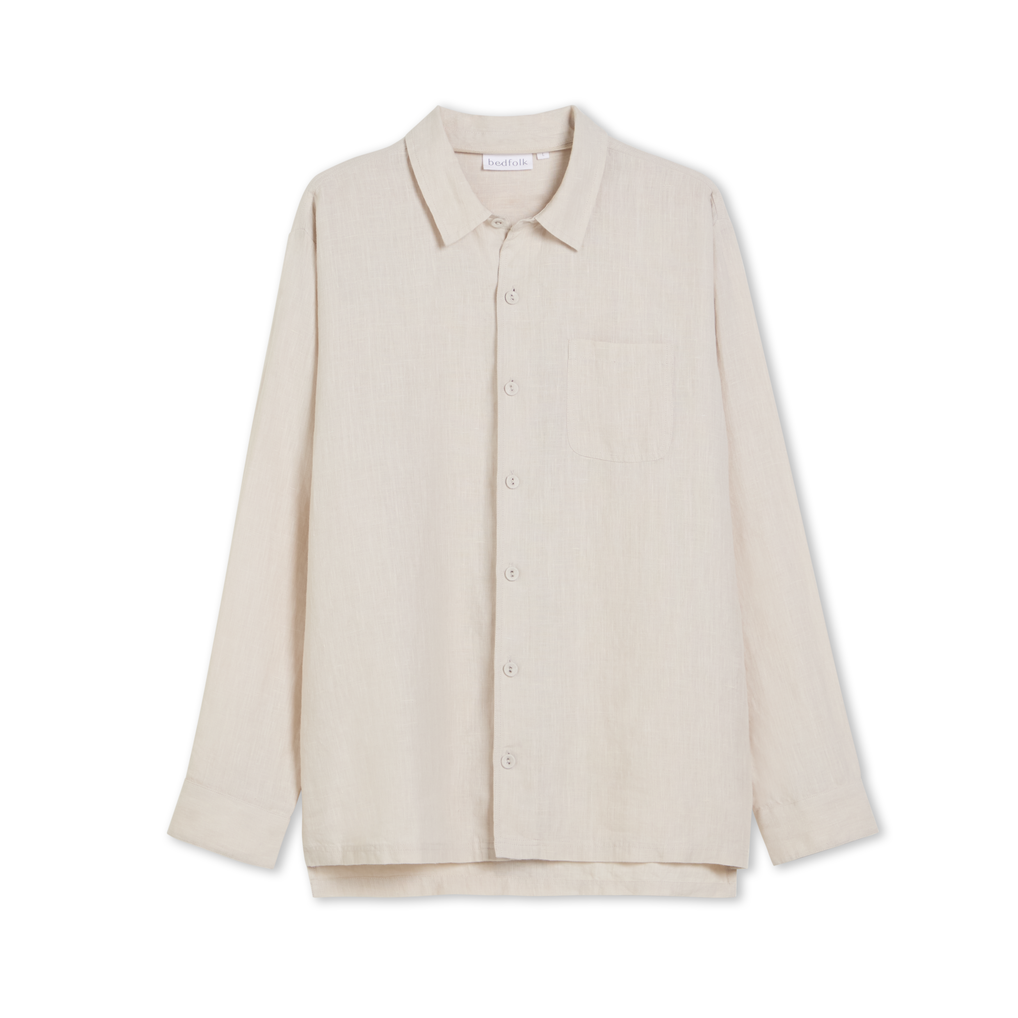 The Men's Linen Shirt - Clay