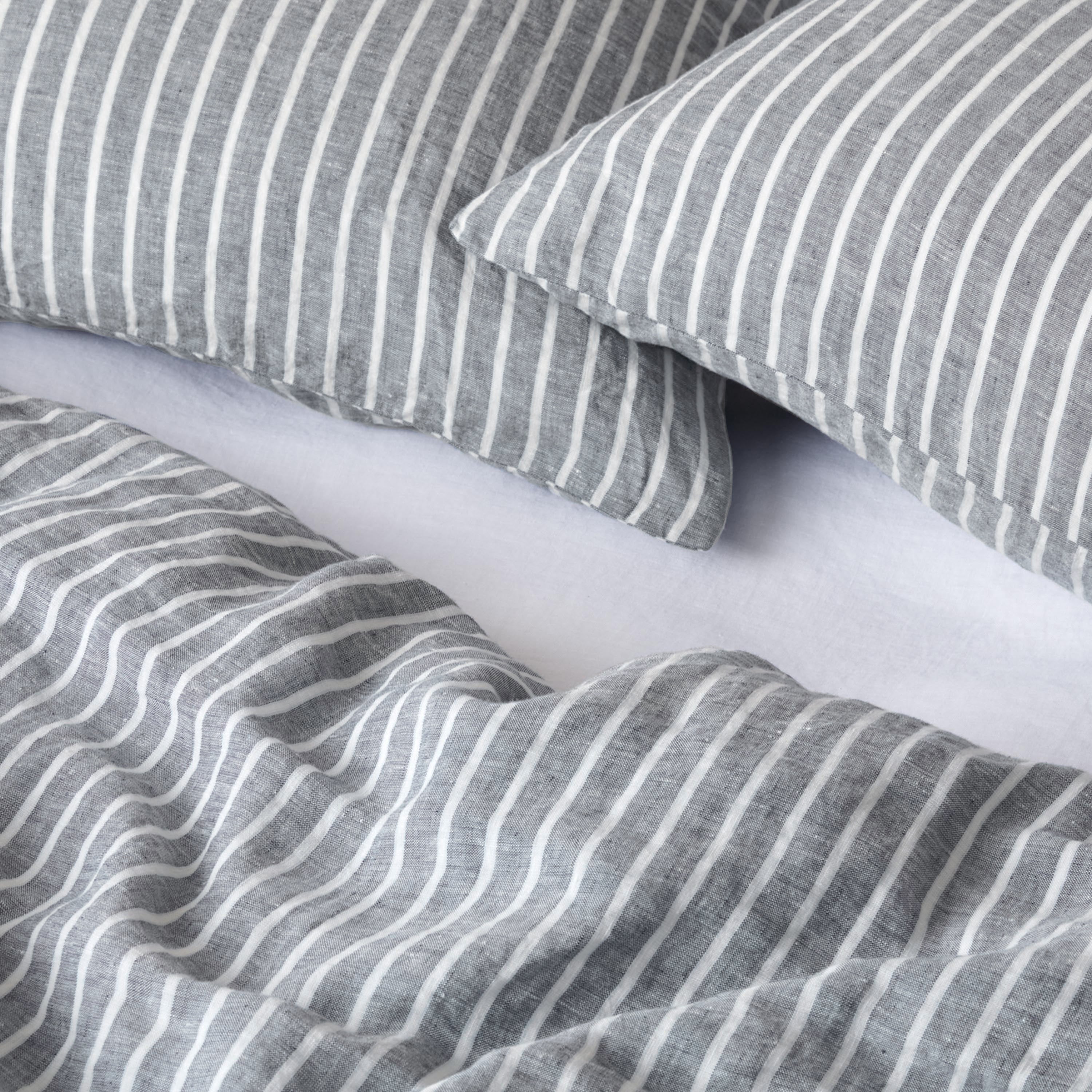 Linen Bedding Bundle - Stripe