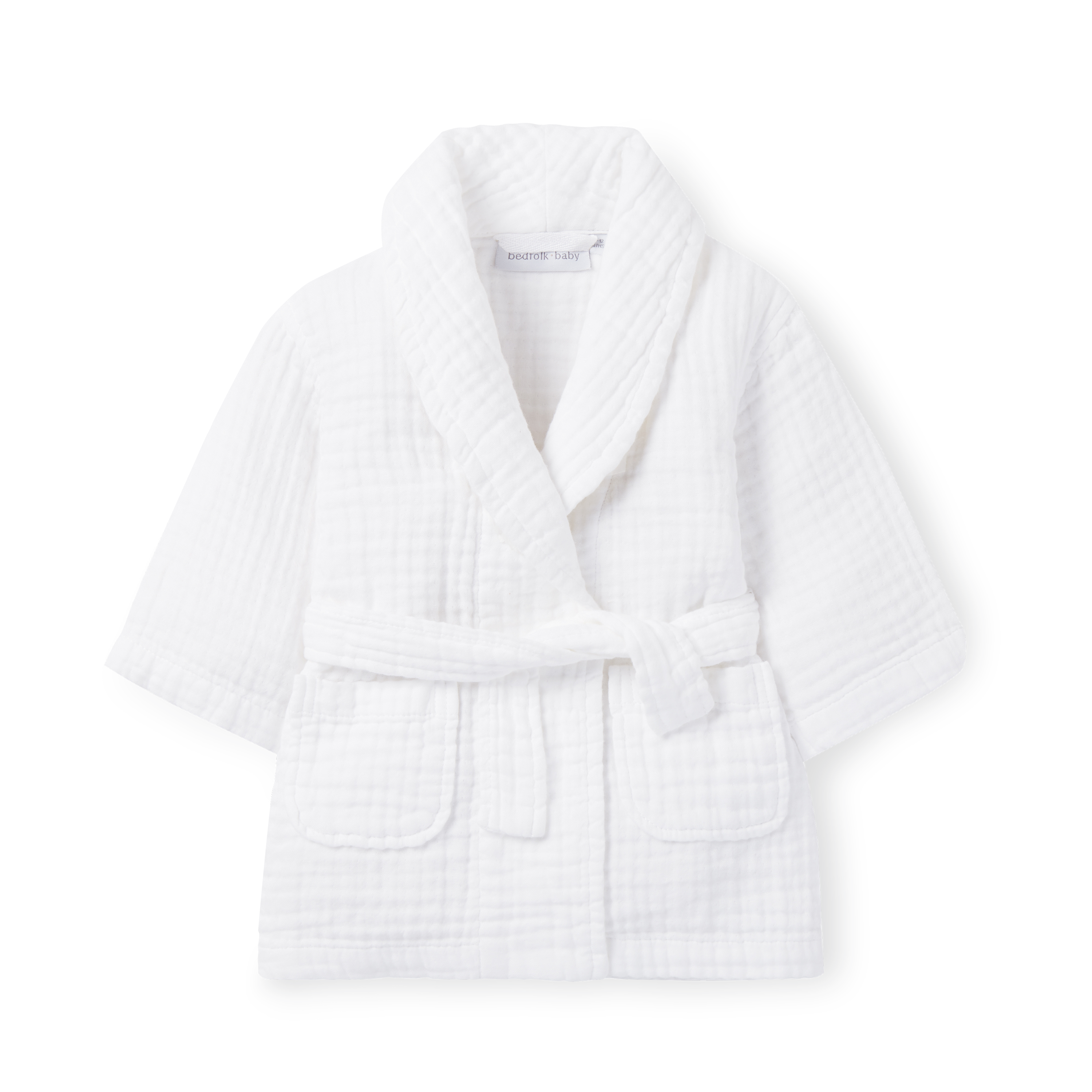 The Baby Dream Cotton Robe - Snow