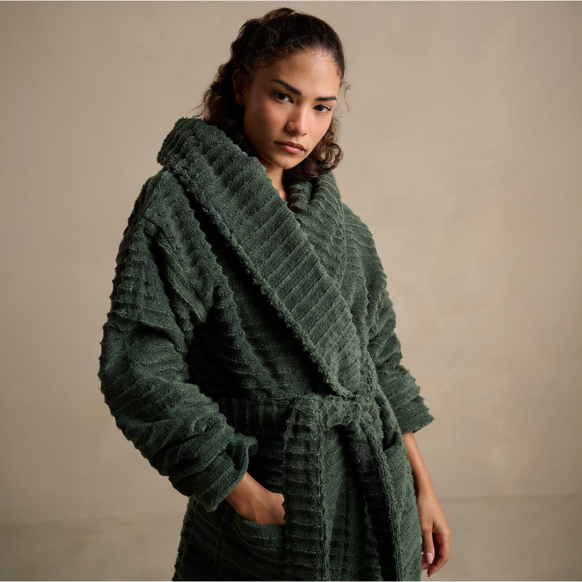 The Ripple Robe in Forest by Bedfolk