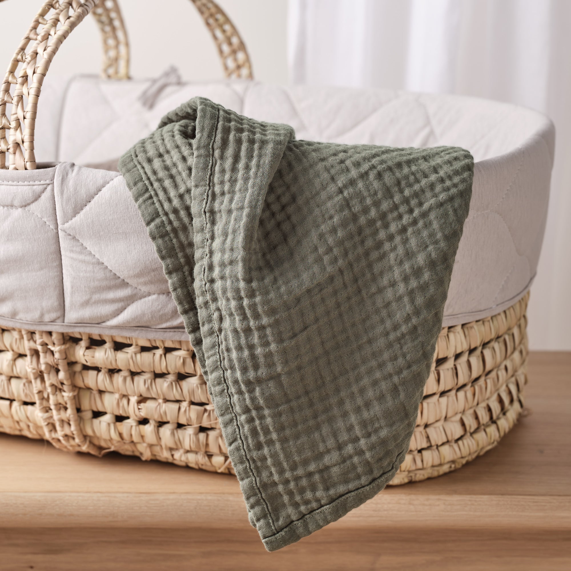 Soft Touch Cuddle Blanket - Moss