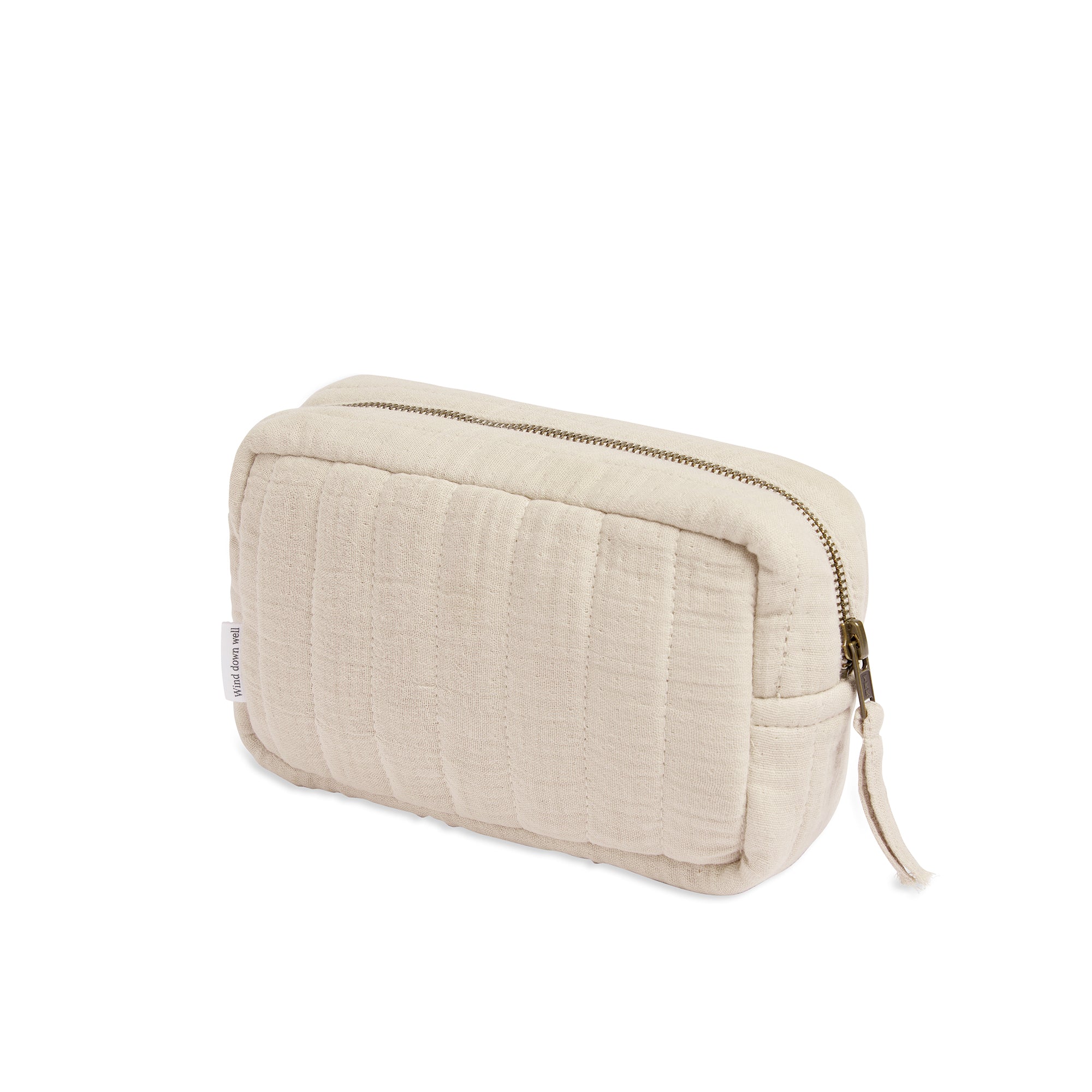 The Dream Cotton Make-Up Bag - Fawn
