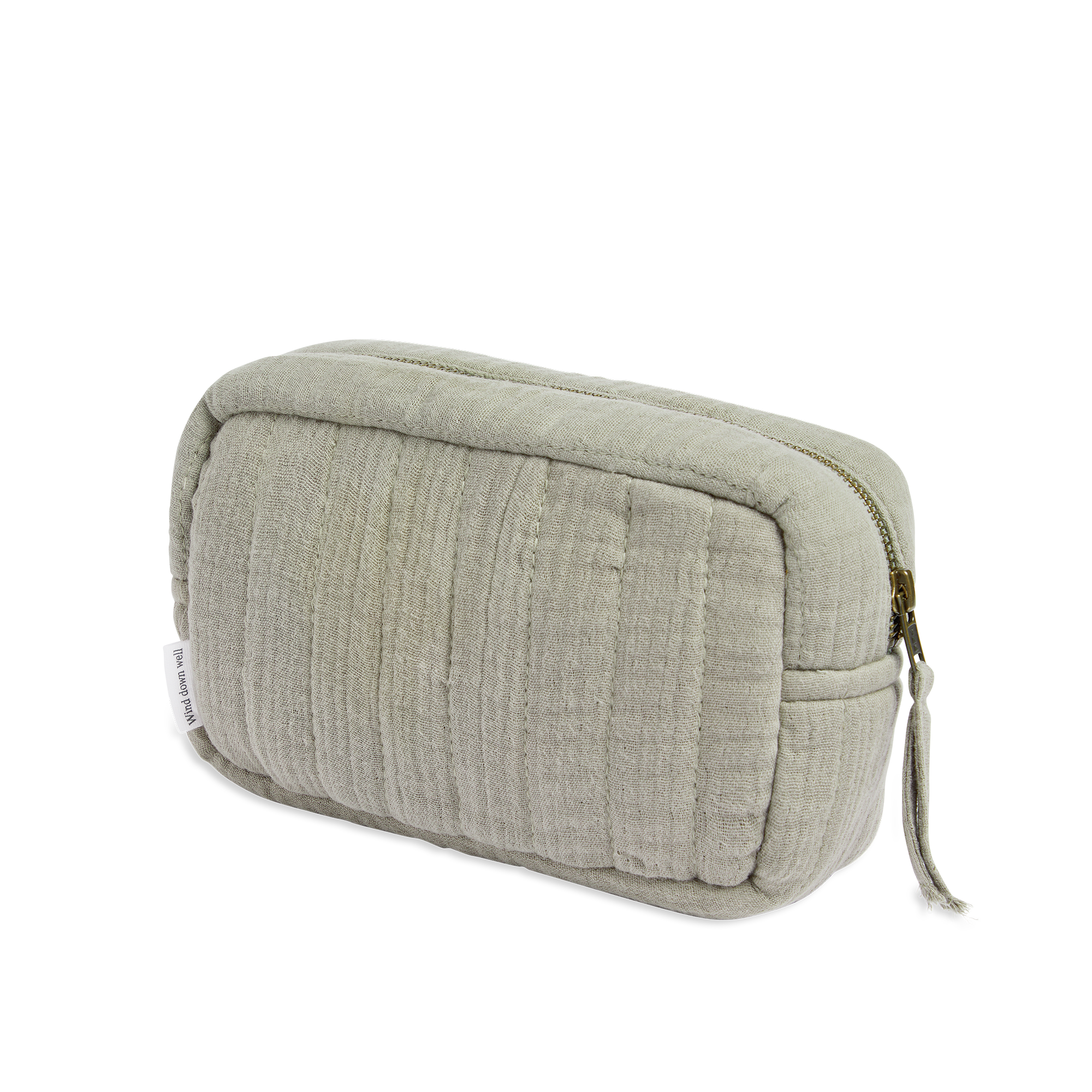 The Dream Cotton Make-Up Bag - Moss